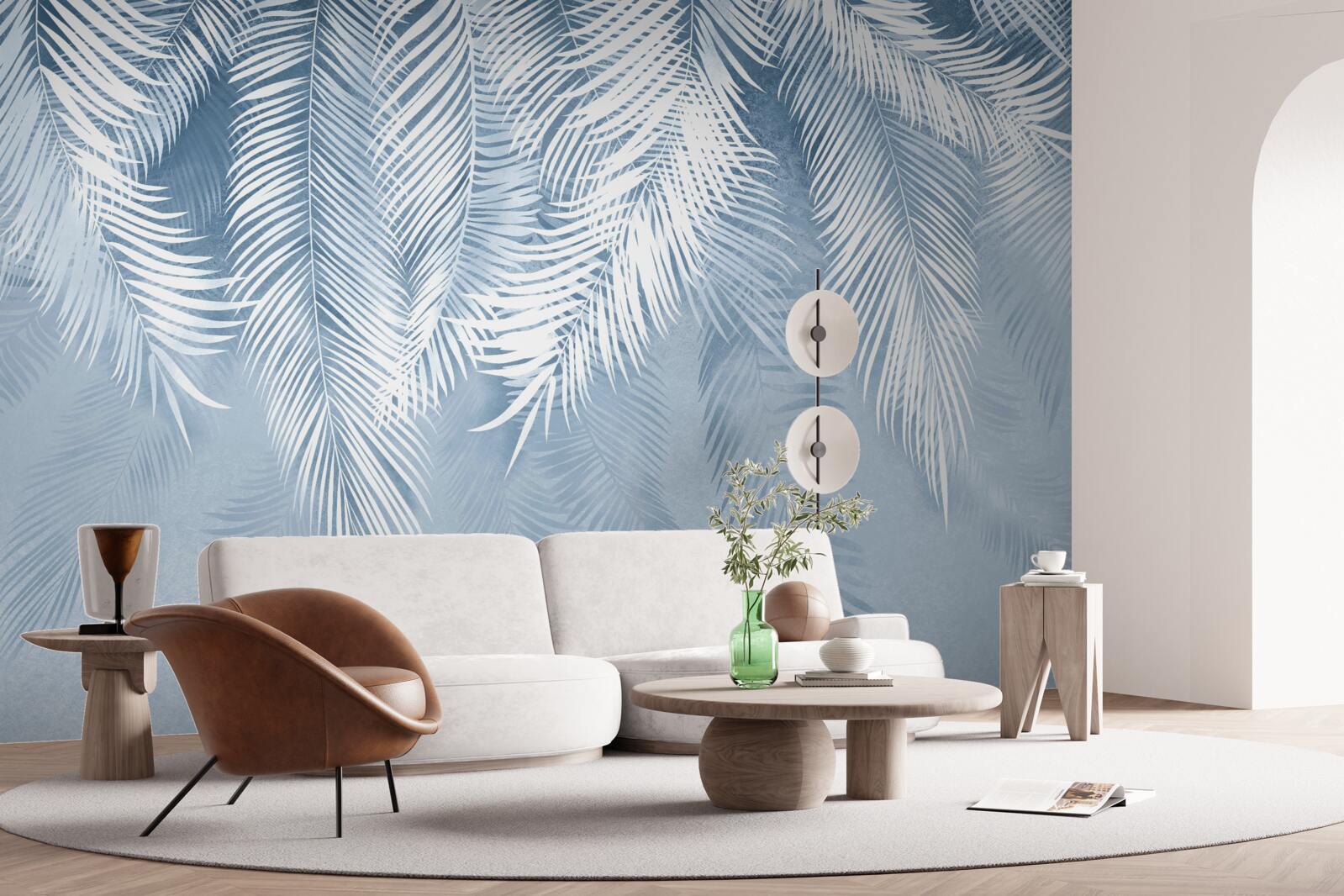 Фотошпалери листя папороті спрямоване вниз