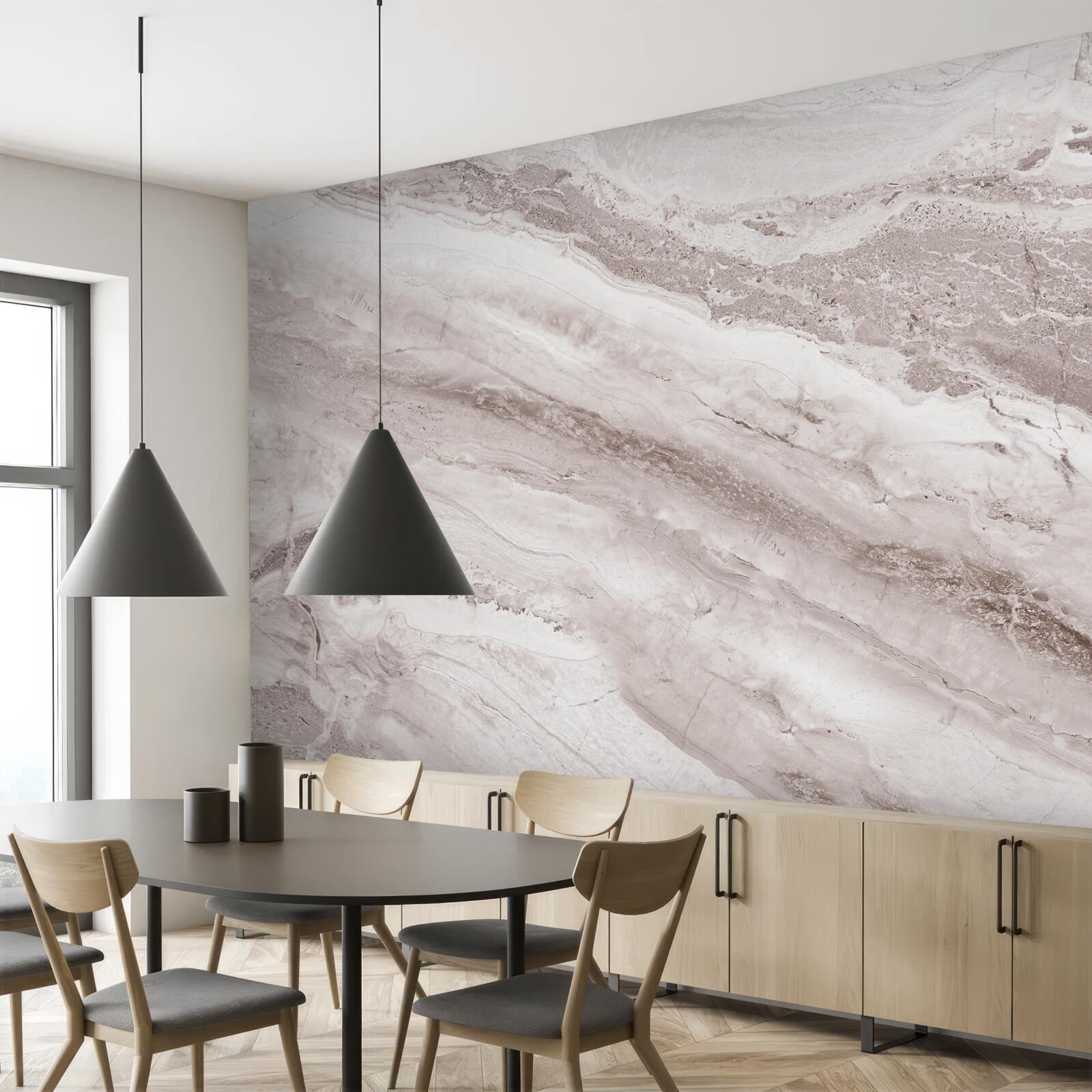 Фотошпалери світло-коричневий мармур