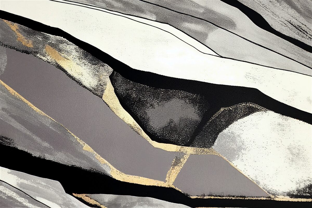 Фотошпалери непокірні гірські вершини, одягнені в чорне