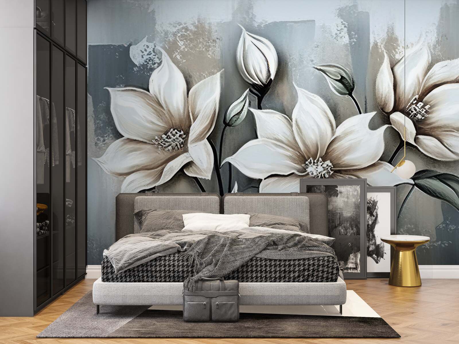 Фотошпалери букет містить білі квіти