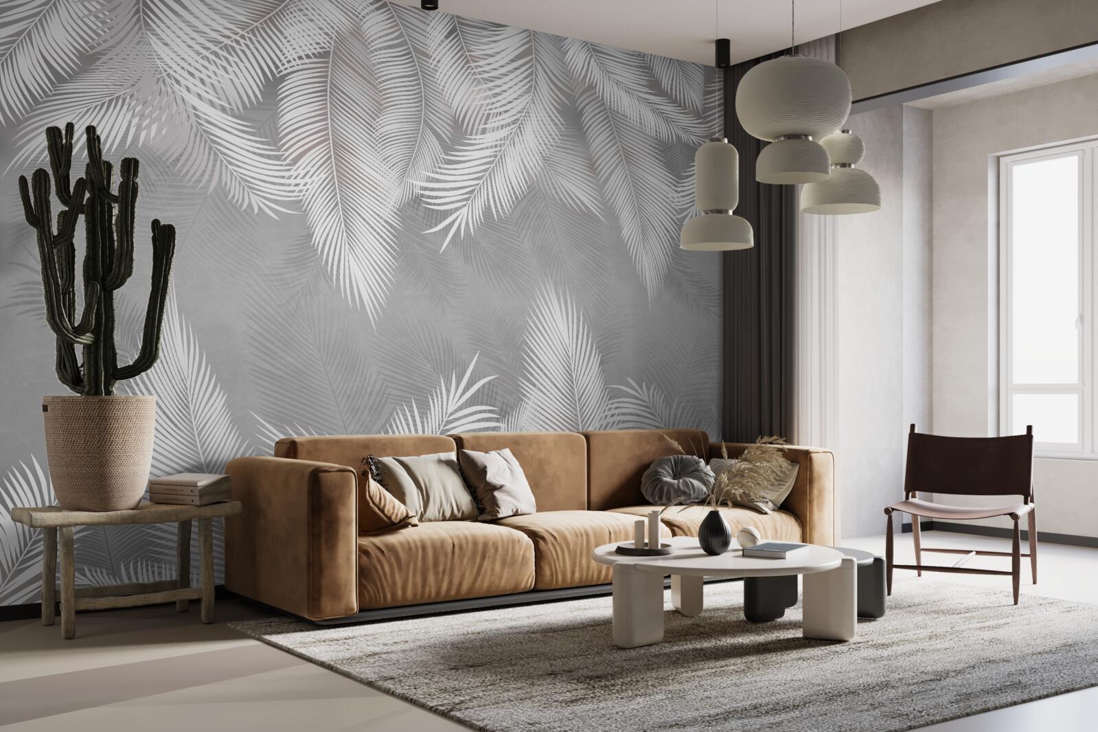 Фотошпалери відображення білого пір'я у воді