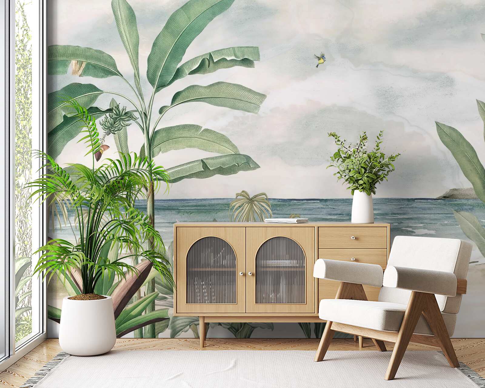 Фотошпалери тропічні береги та спокійні хвилі