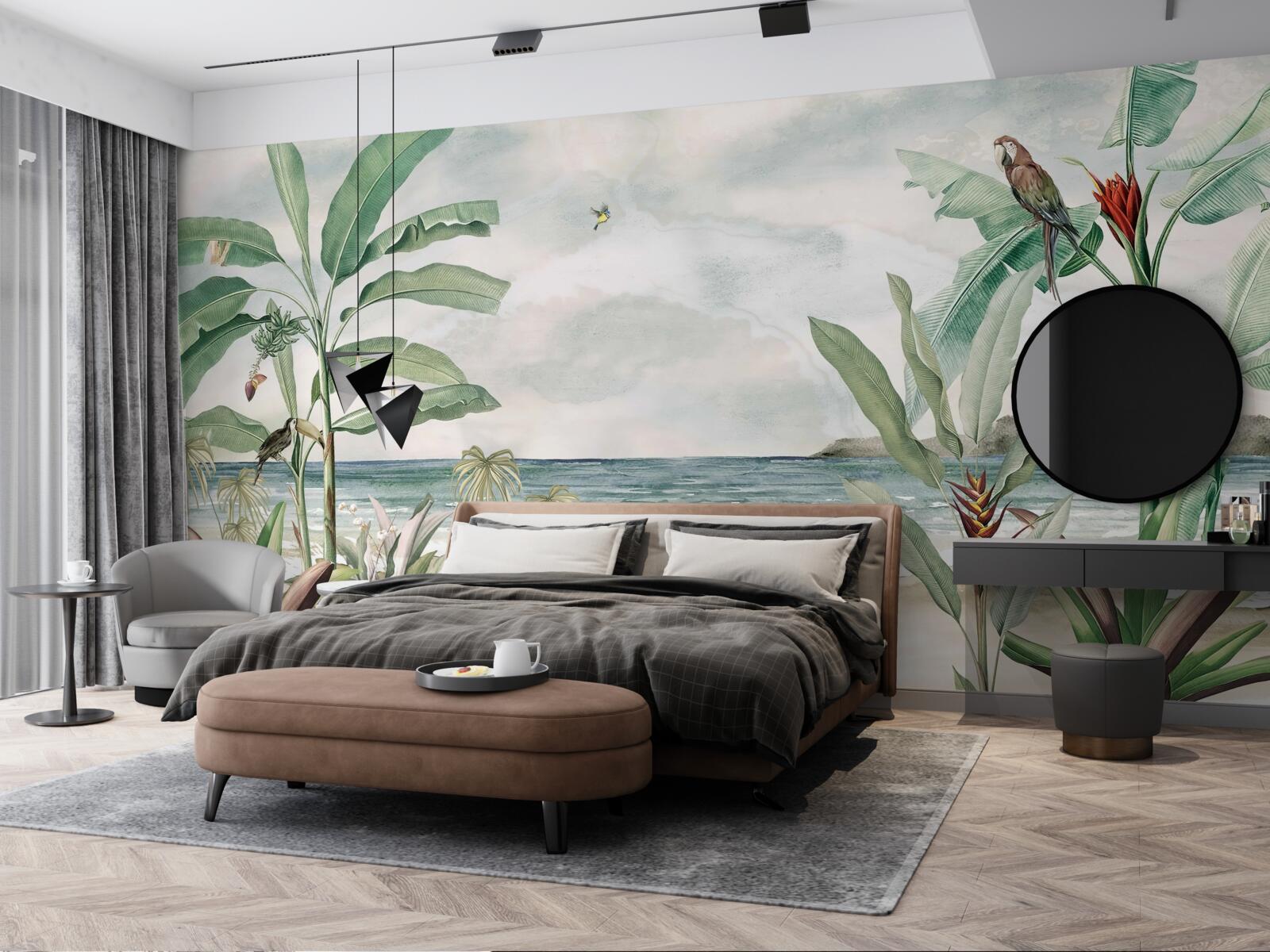 Фотошпалери тропічні береги та спокійні хвилі