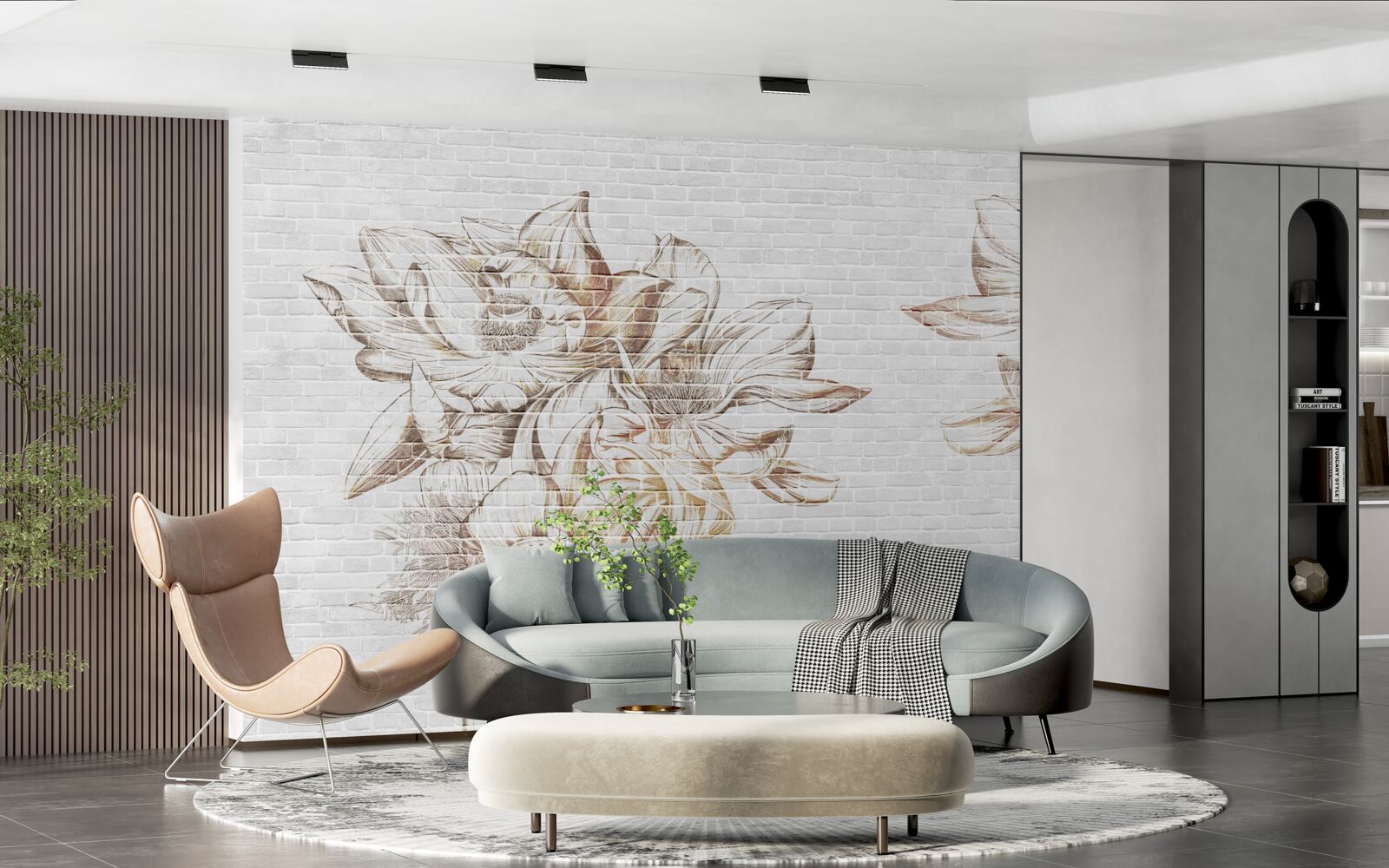 Фотошпалери ніжна білява філіція