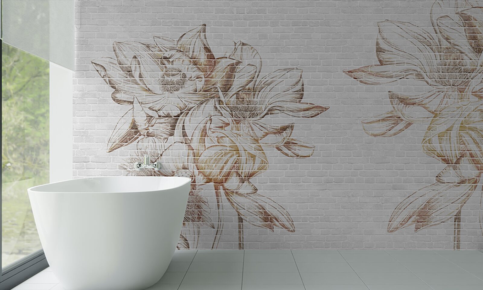 Фотошпалери ніжна білява філіція