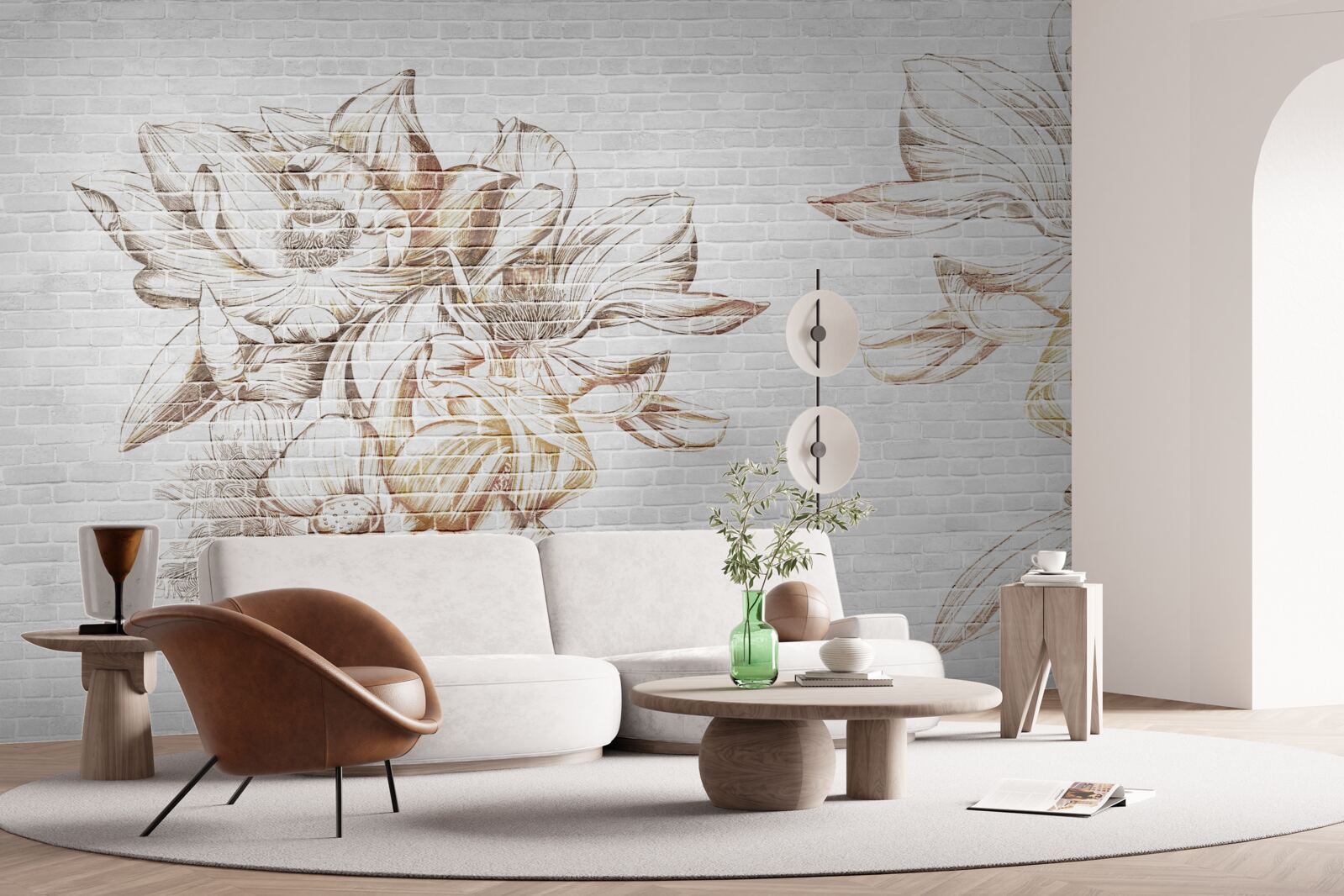 Фотошпалери ніжна білява філіція