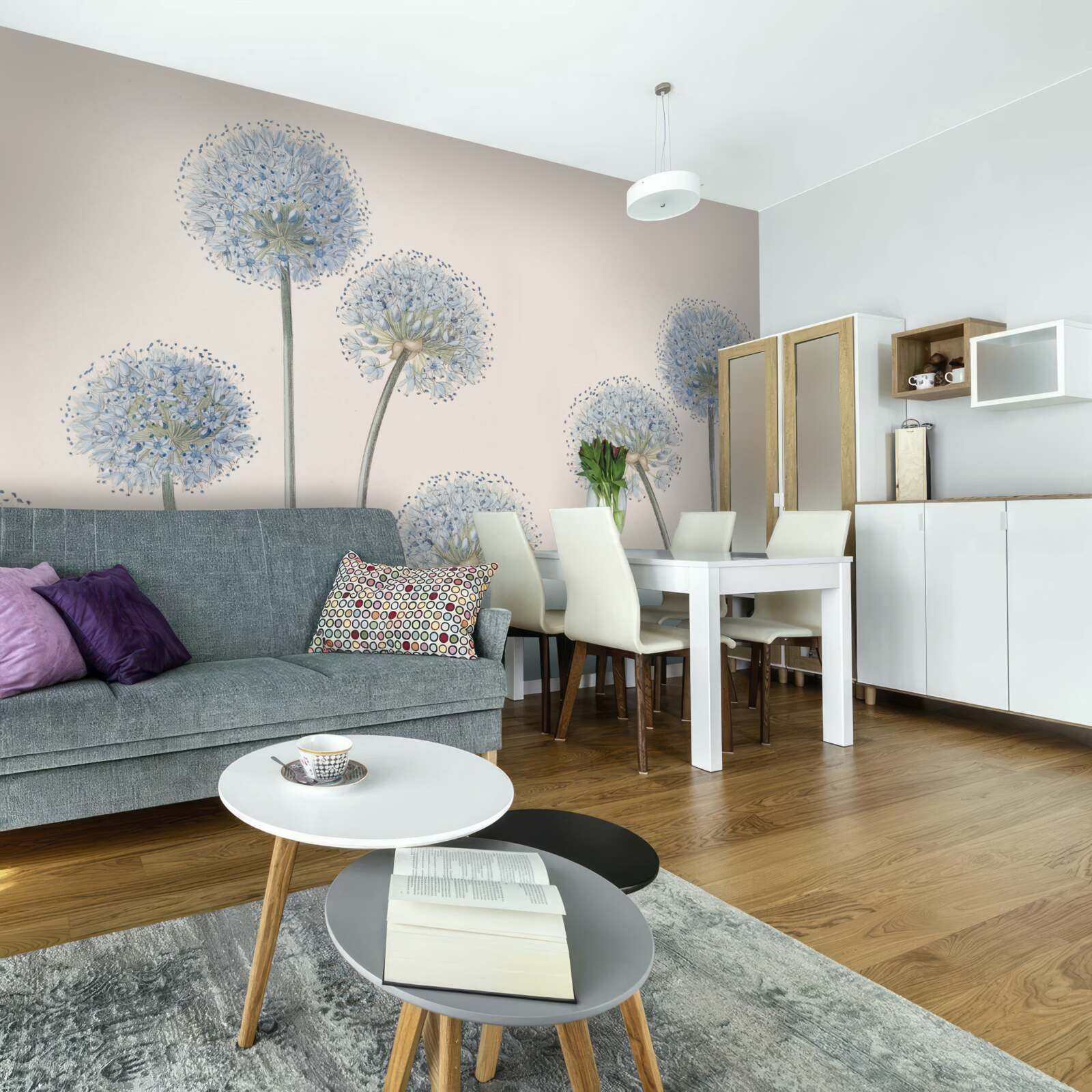 Фотошпалери верхівки витончених агавових дерев