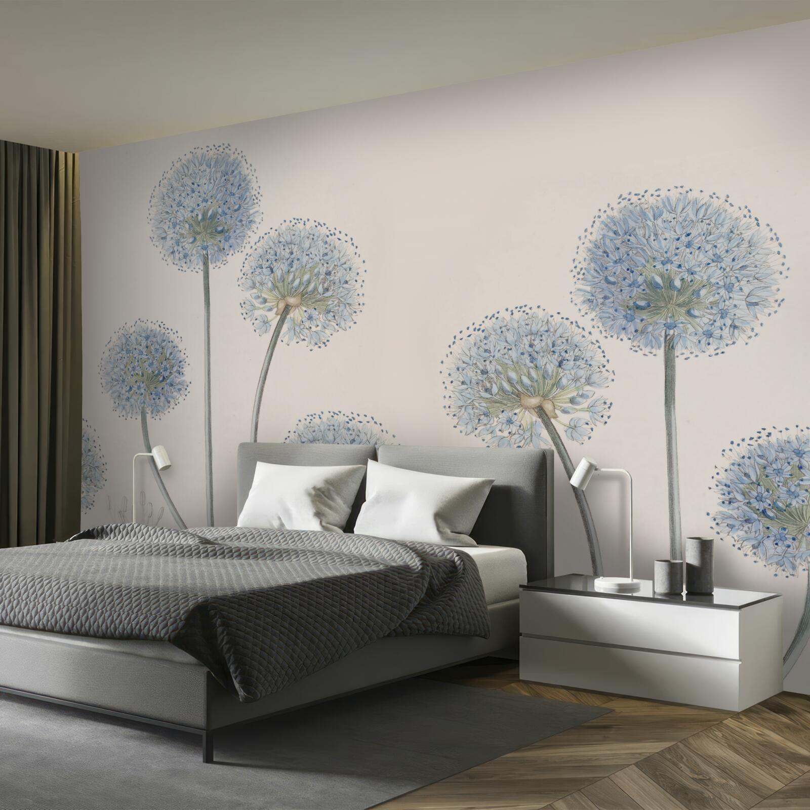 Фотошпалери верхівки витончених агавових дерев