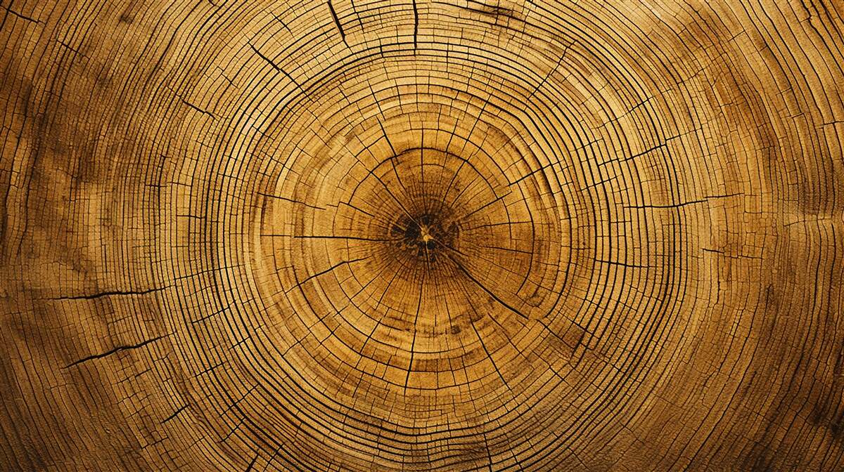 Фотошпалери фрагменти дерев'яного стовпа, багатого на багатовікові нашарування