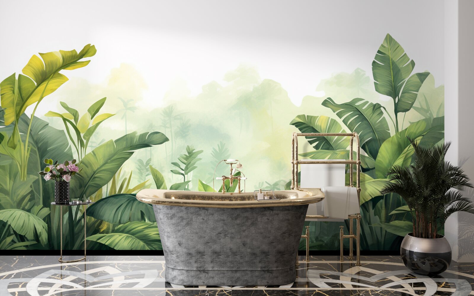 Фотошпалери Світанок у тропічному лісі