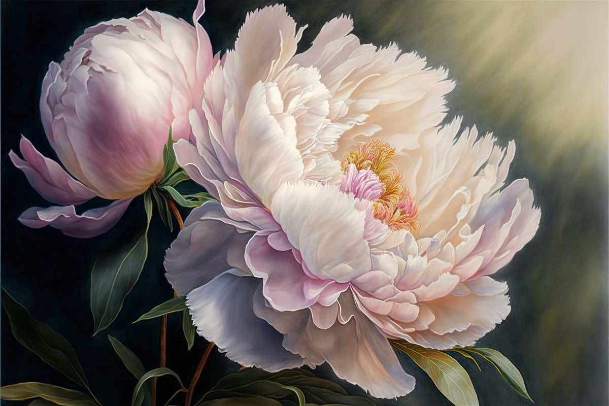 Фотошпалери великий ніжний рожевий пончик