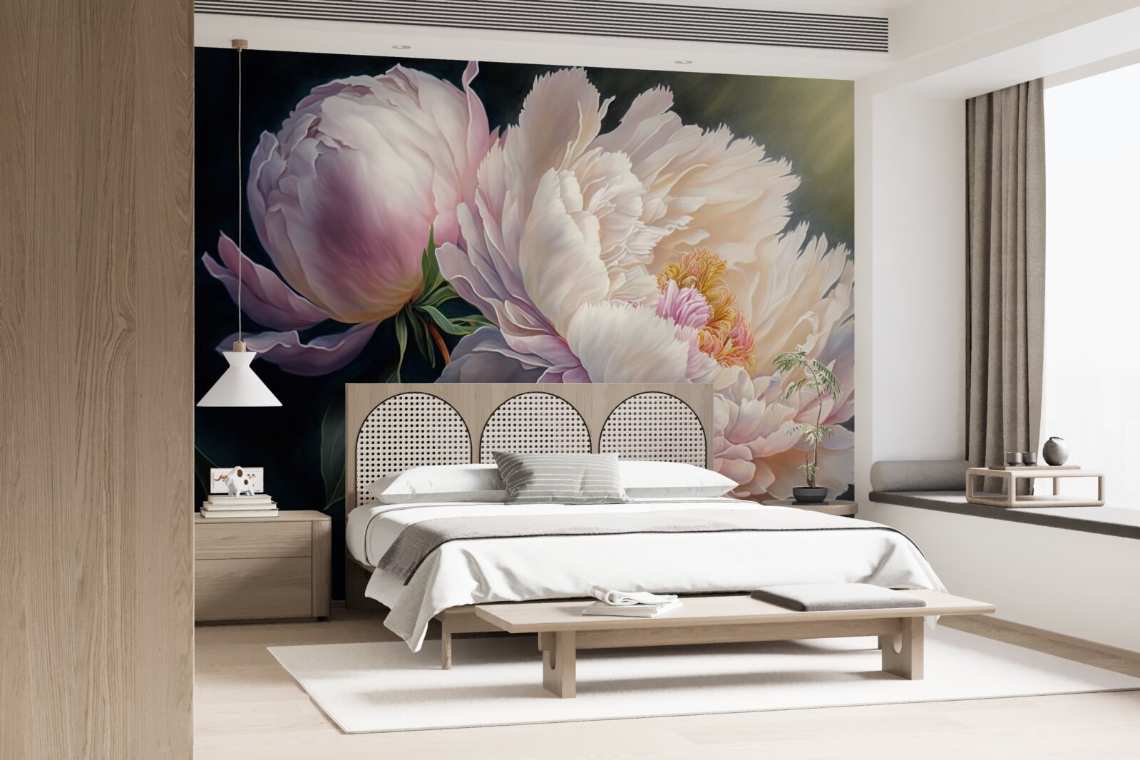 Фотошпалери великий ніжний рожевий пончик