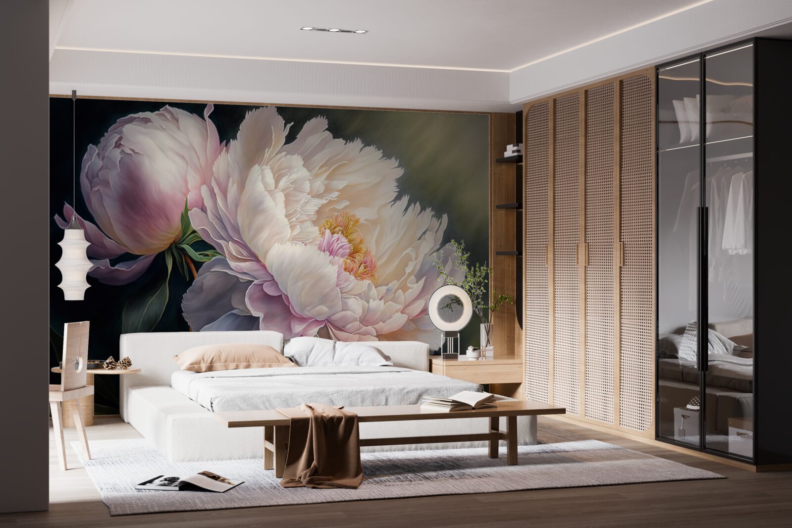 Фотошпалери великий ніжний рожевий пончик