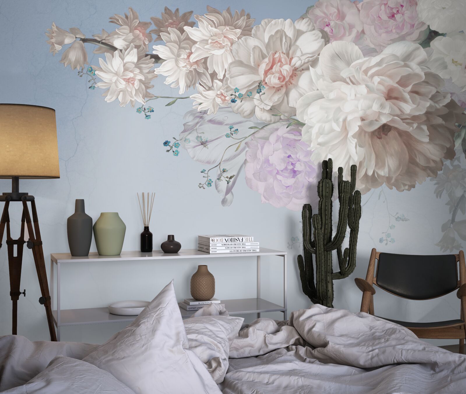 Фотошпалери тонка гілка дорослого дерева в розквіті сил