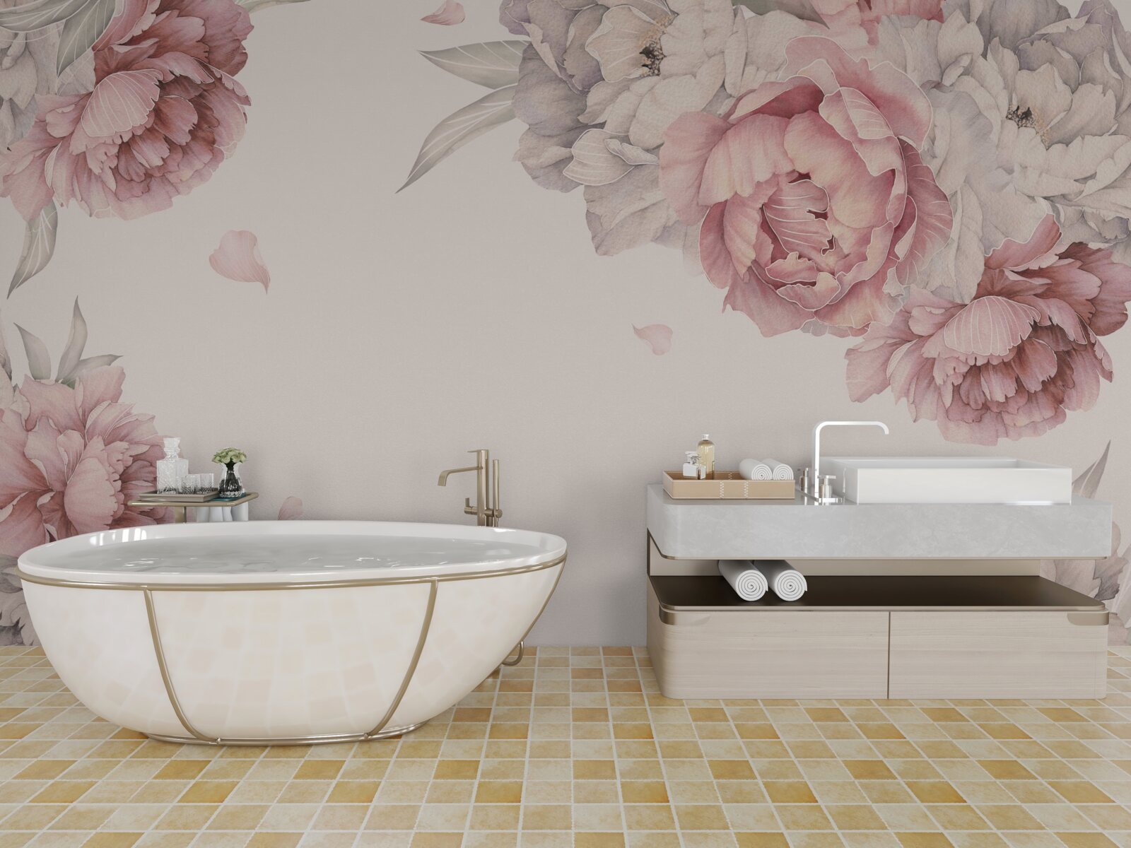 Фотошпалери Півонії.