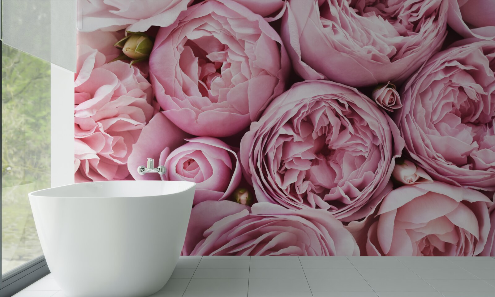 Фотошпалери троянда в букеті - це незабутнє видовище