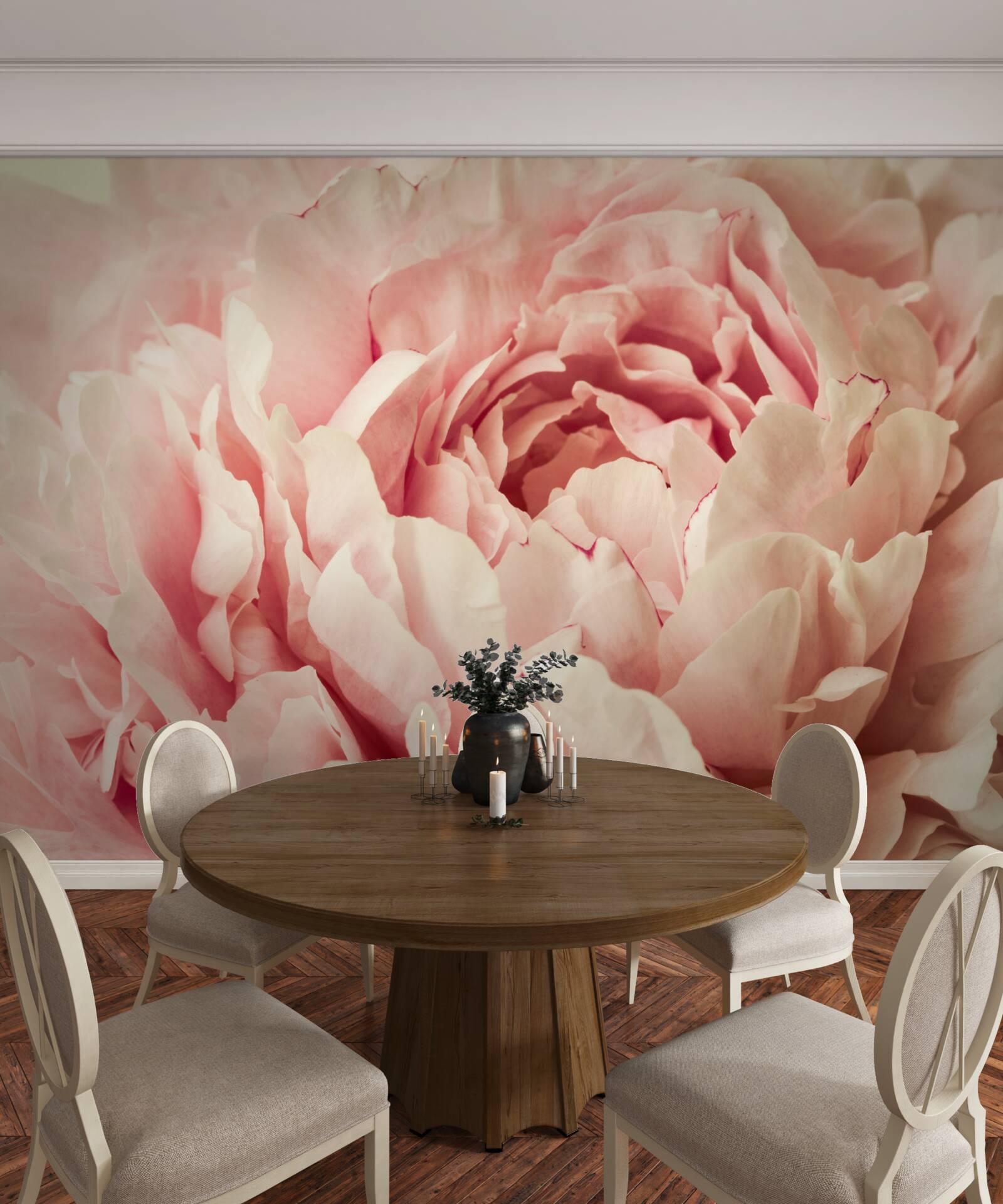 Фотошпалери дрібні гранули квітів айстри