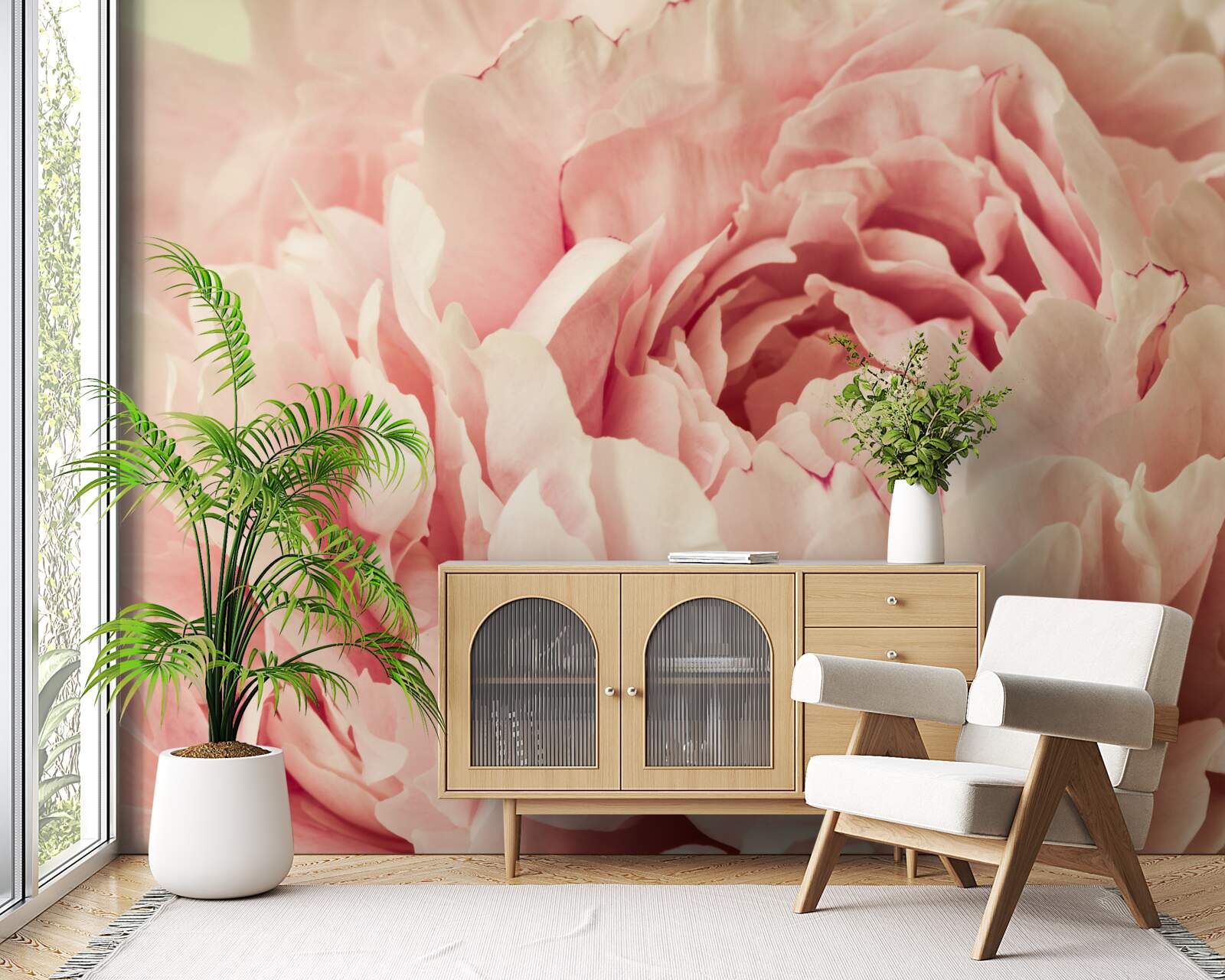 Фотошпалери дрібні гранули квітів айстри