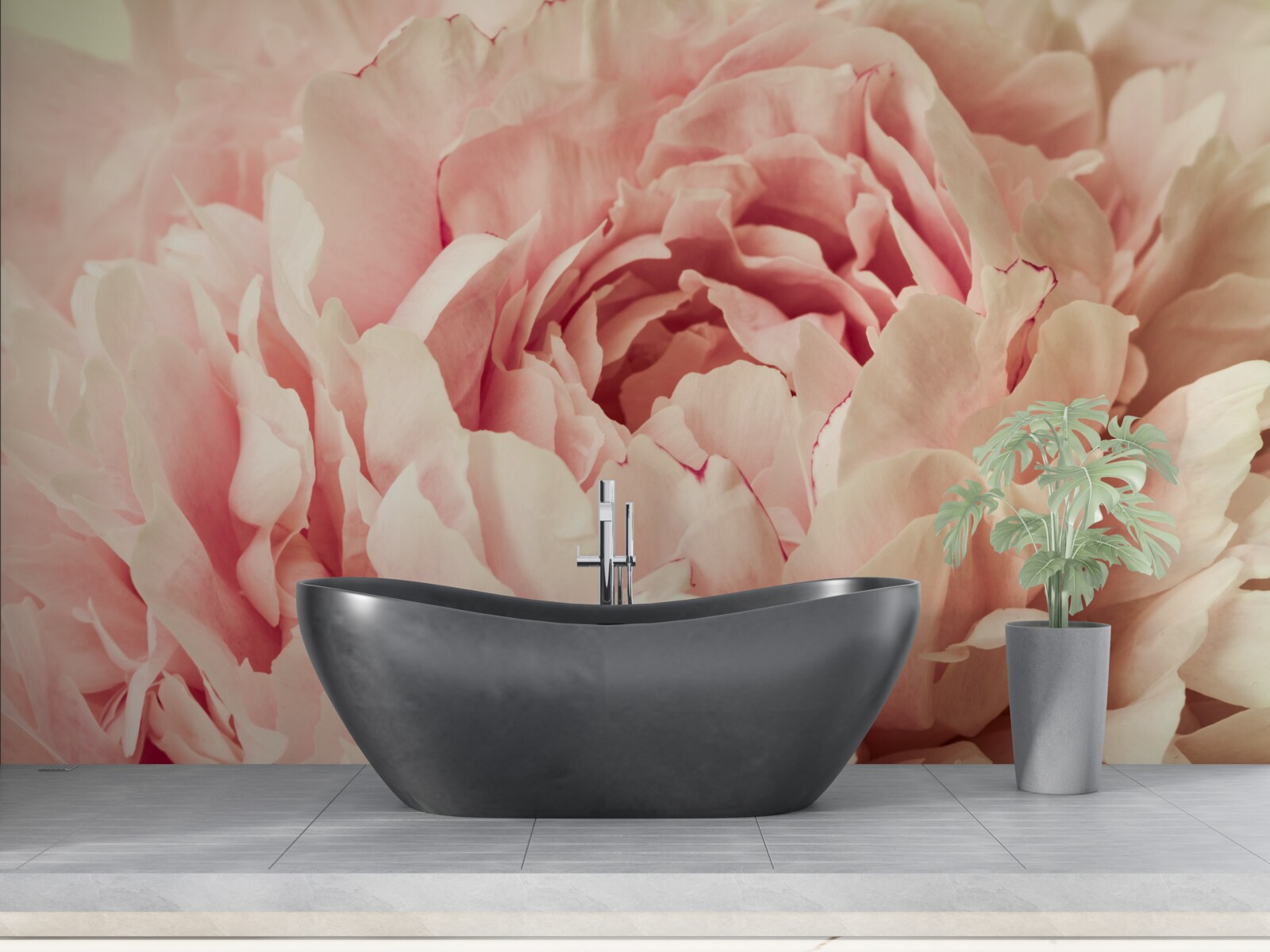 Фотошпалери дрібні гранули квітів айстри