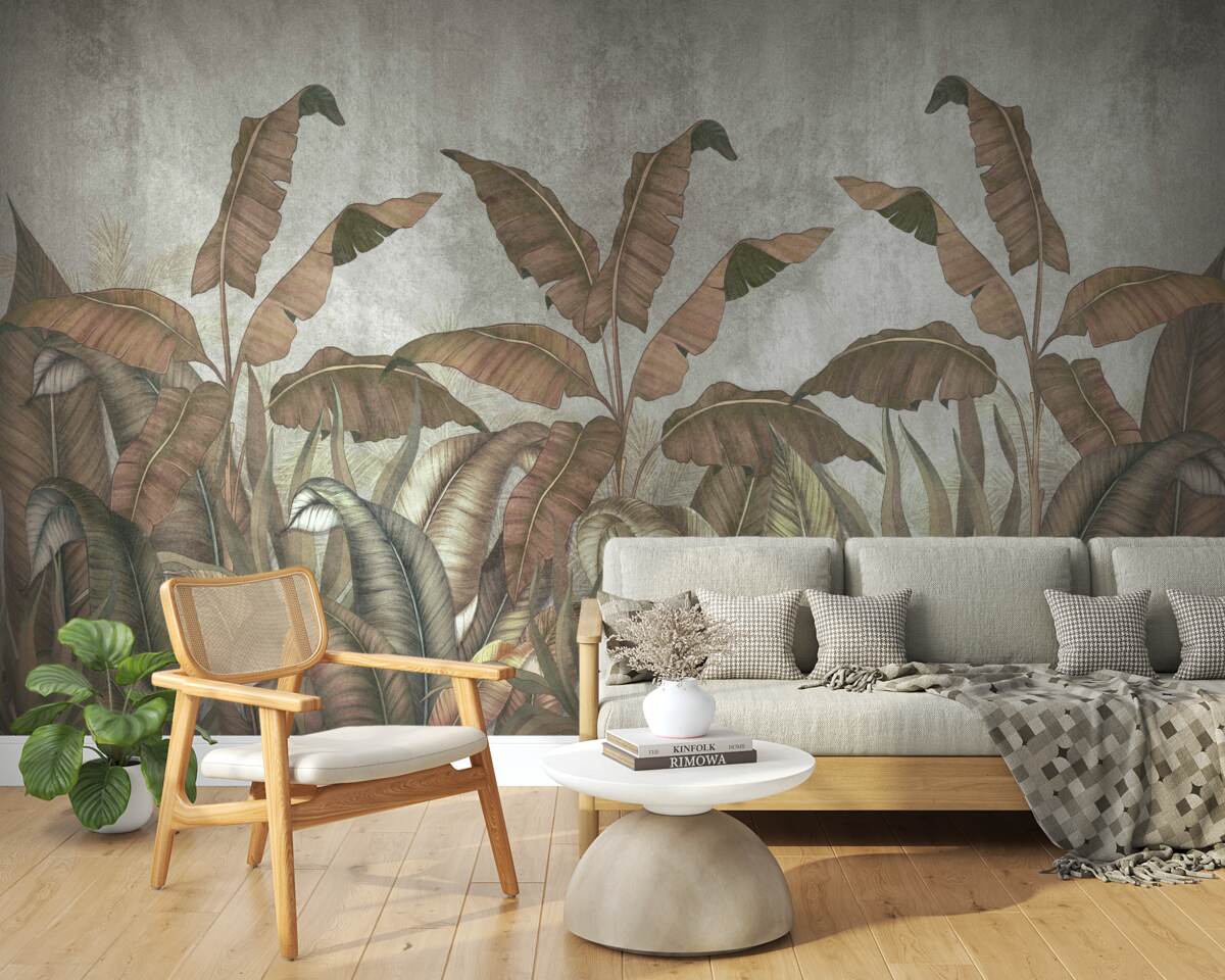 Фотошпалери зів'яле листя папороті