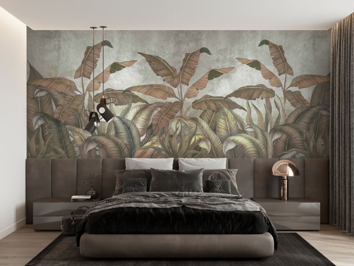 Фотошпалери зів'яле листя папороті