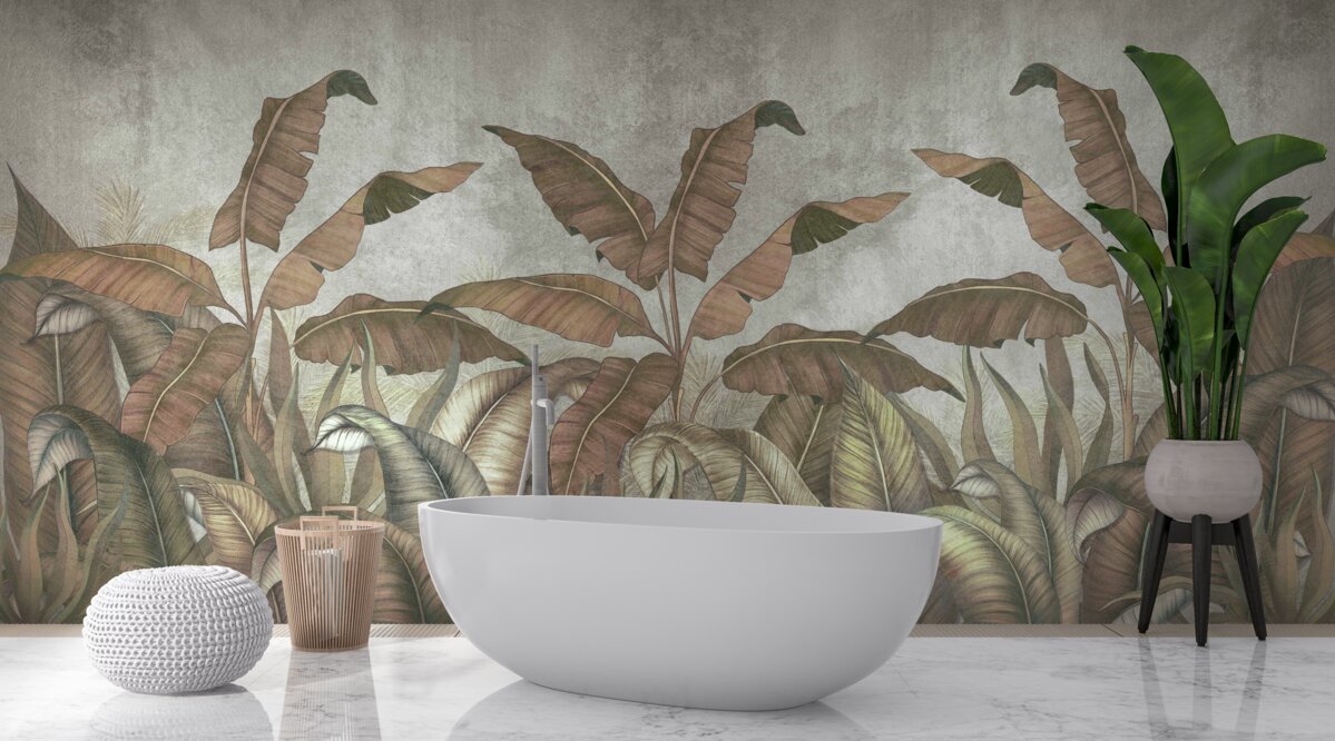 Фотошпалери зів'яле листя папороті