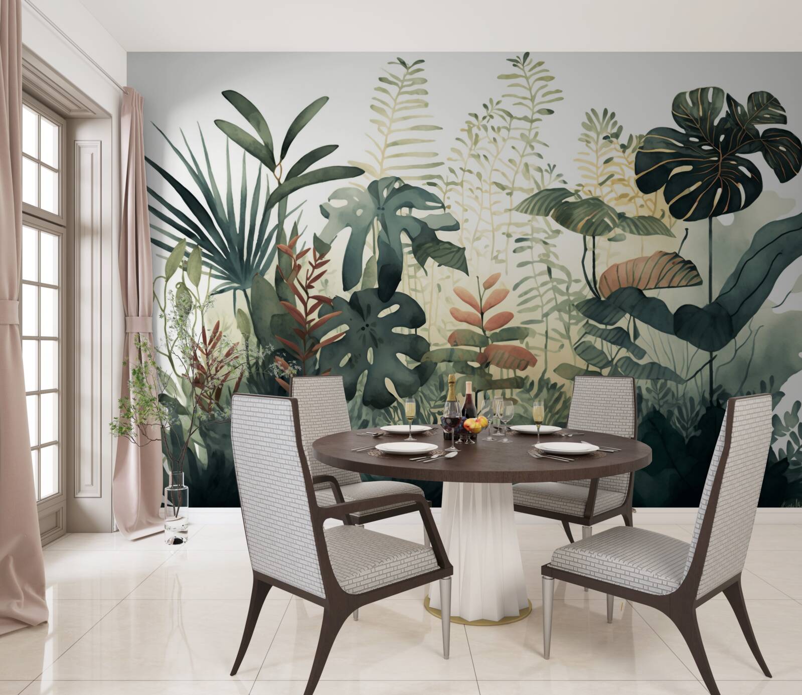 Фотошпалери ніч огортає тропіки