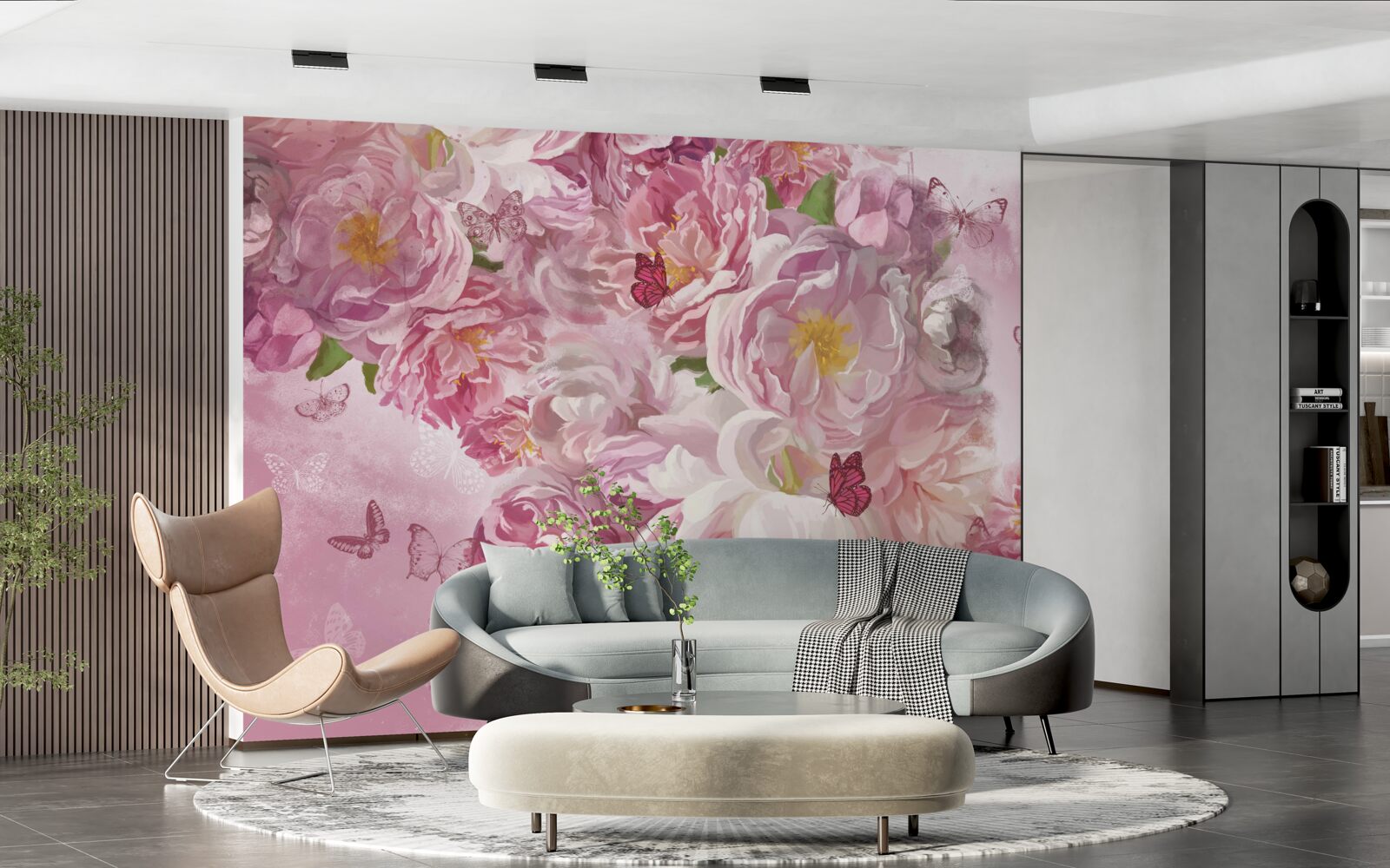 Фотошпалери гілка, прикрашена квітучими бруньками