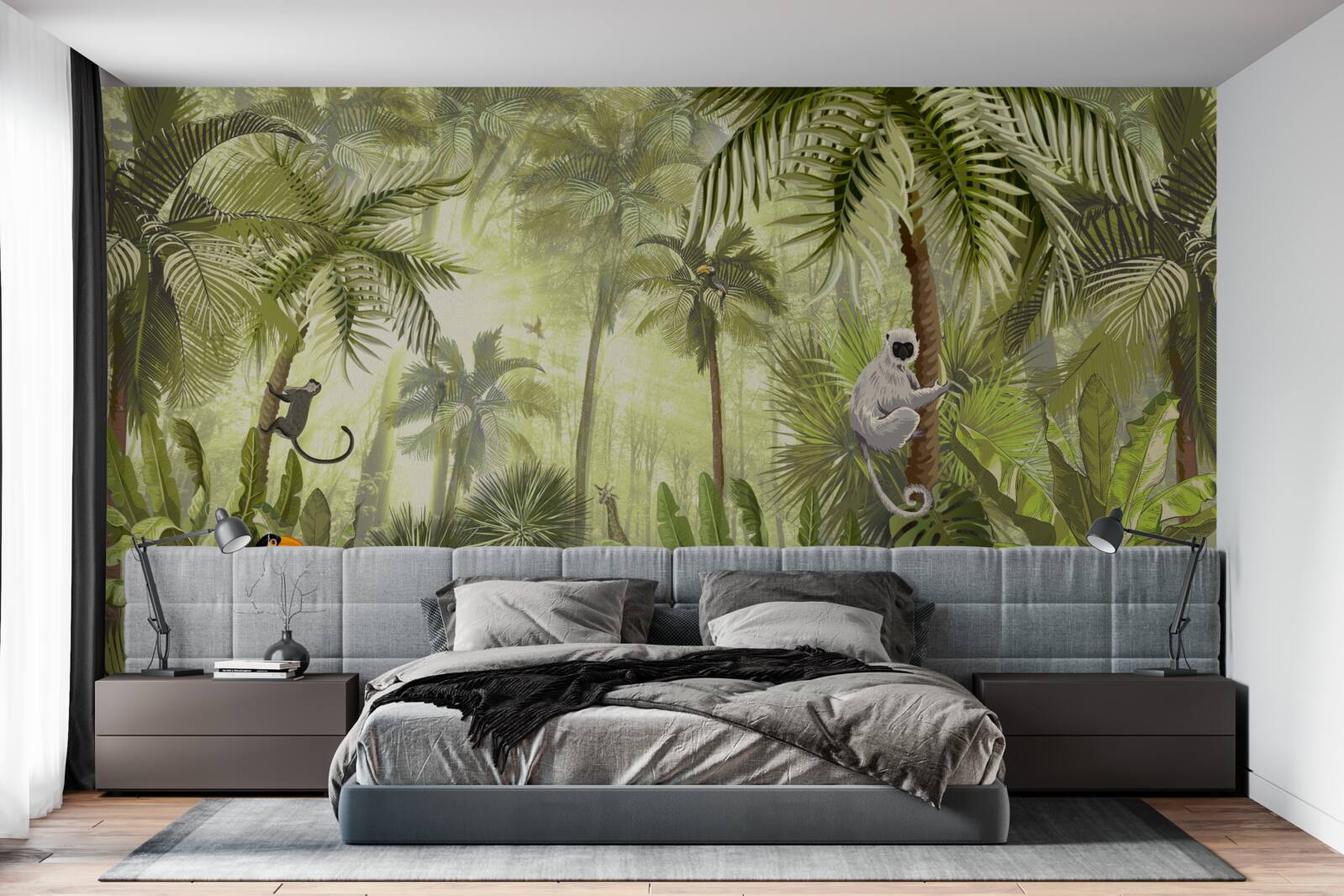 Фотошпалери ранковий туман у тропічних регіонах