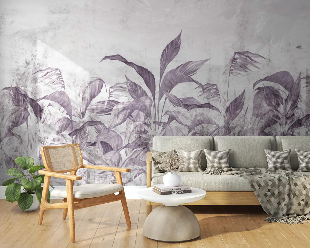 Фотошпалери тропічна флора і рослинність під час проливних дощів