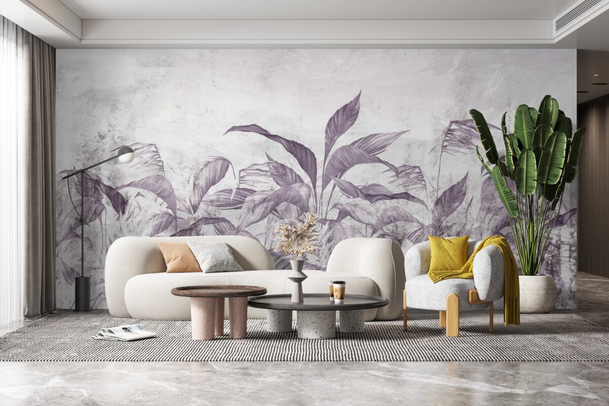 Фотошпалери тропічна флора і рослинність під час проливних дощів