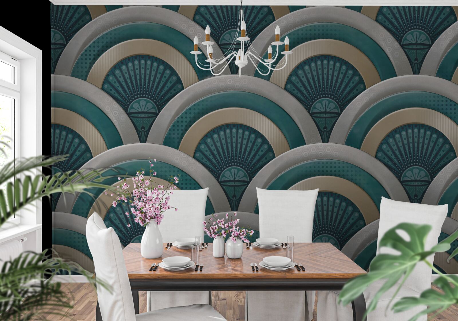 Фотошпалери абстракція гучних морських хвиль