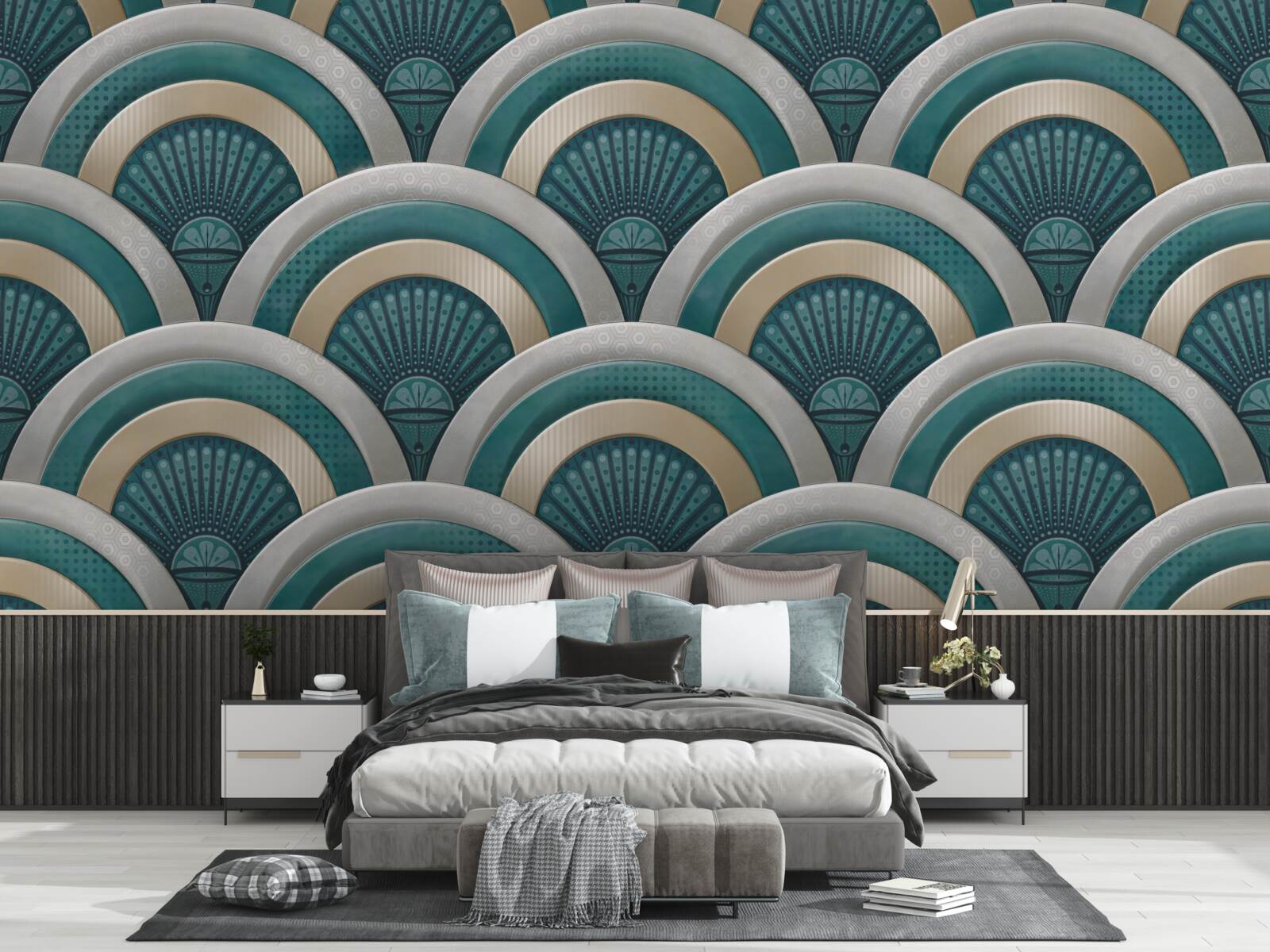 Фотошпалери абстракція гучних морських хвиль