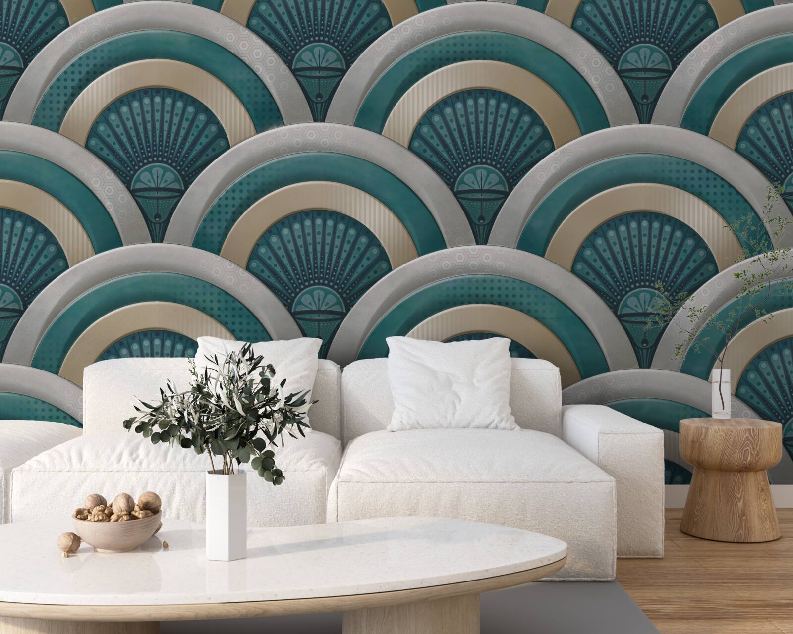 Фотошпалери абстракція гучних морських хвиль