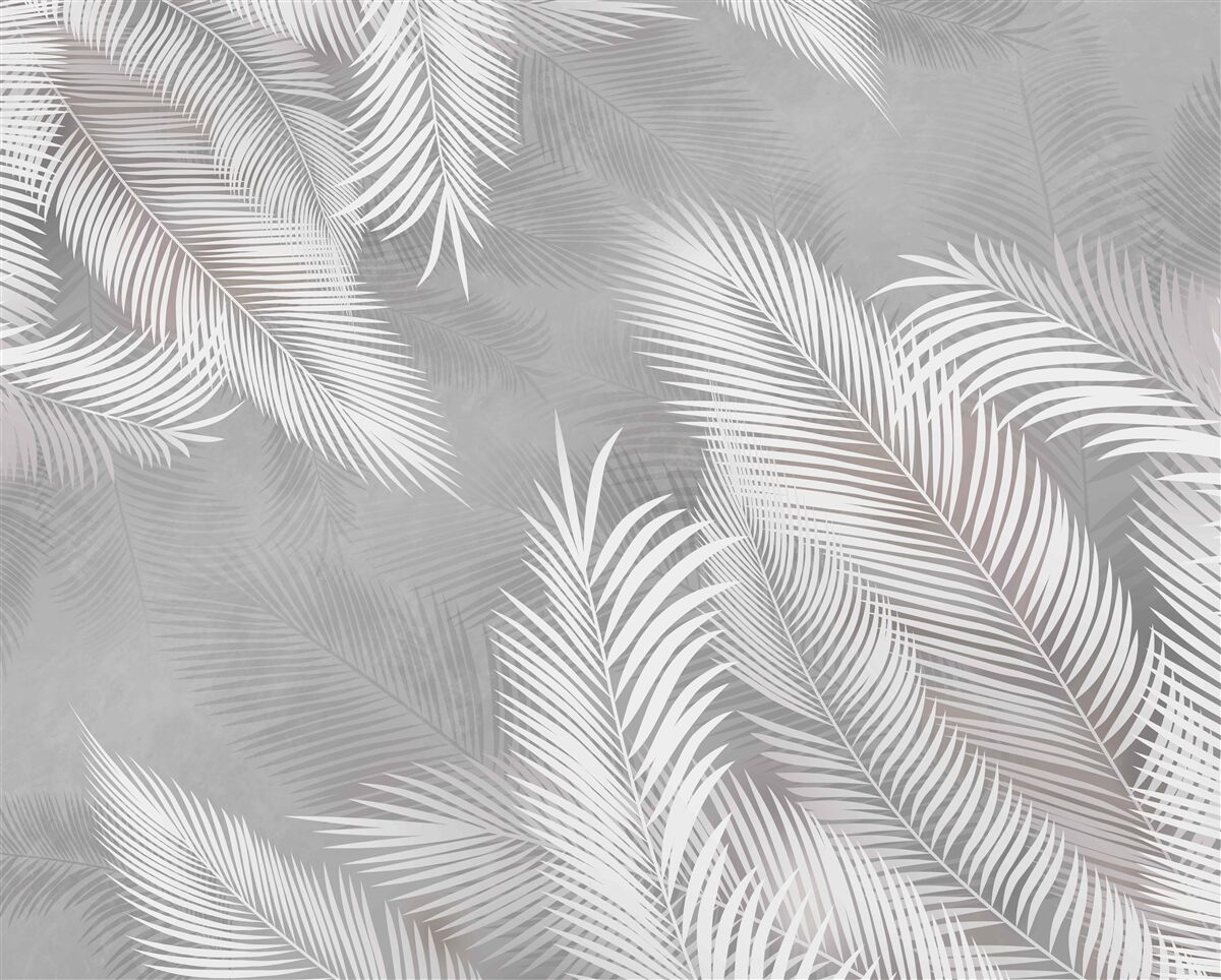 Фотошпалери яскраве листя схоже на пір'я