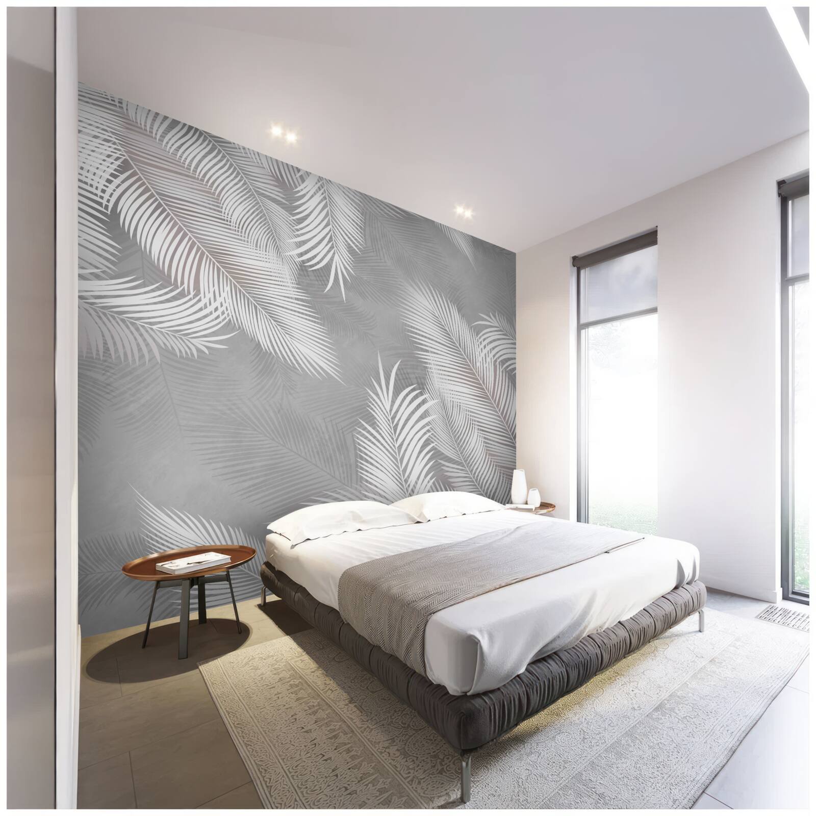 Фотошпалери яскраве листя схоже на пір'я