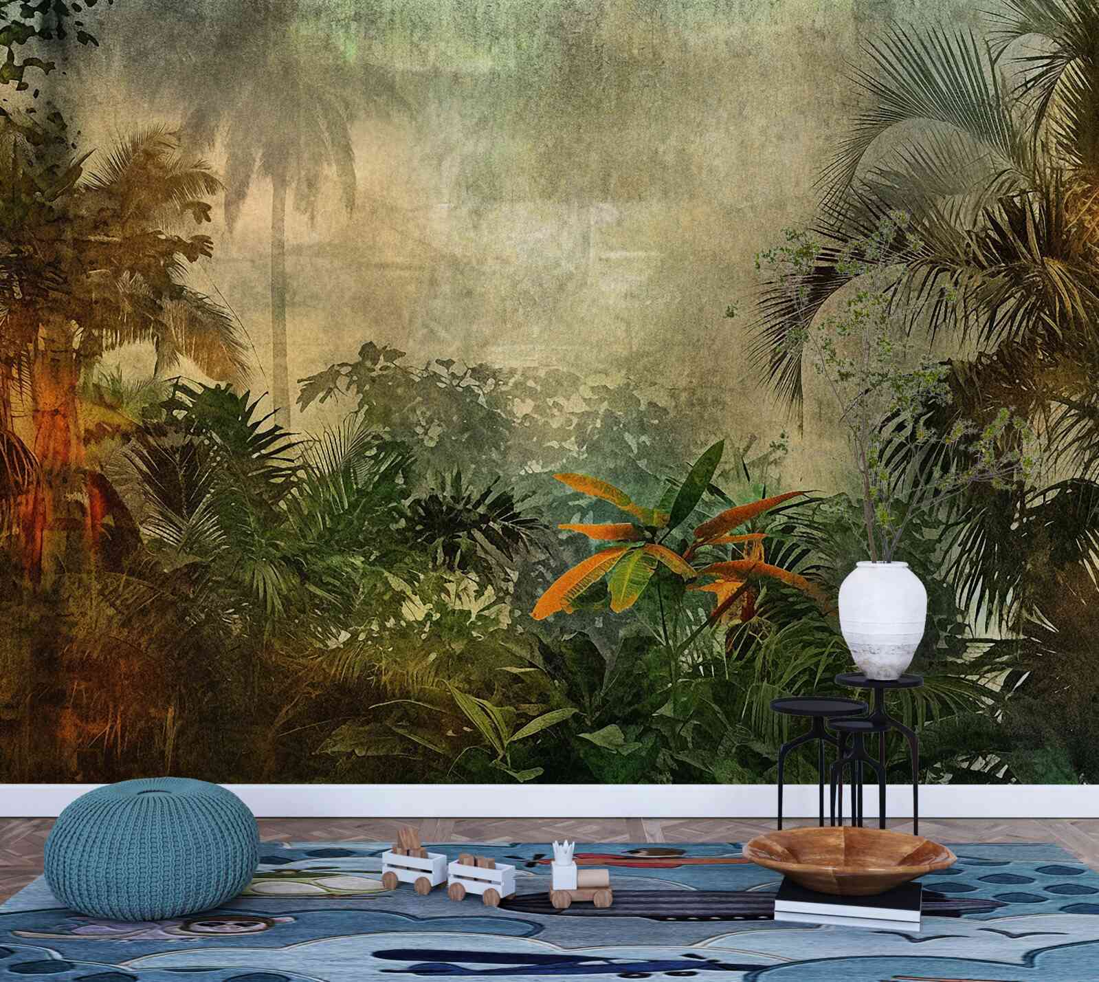 Фотошпалери пишна флора в тропічних лісах