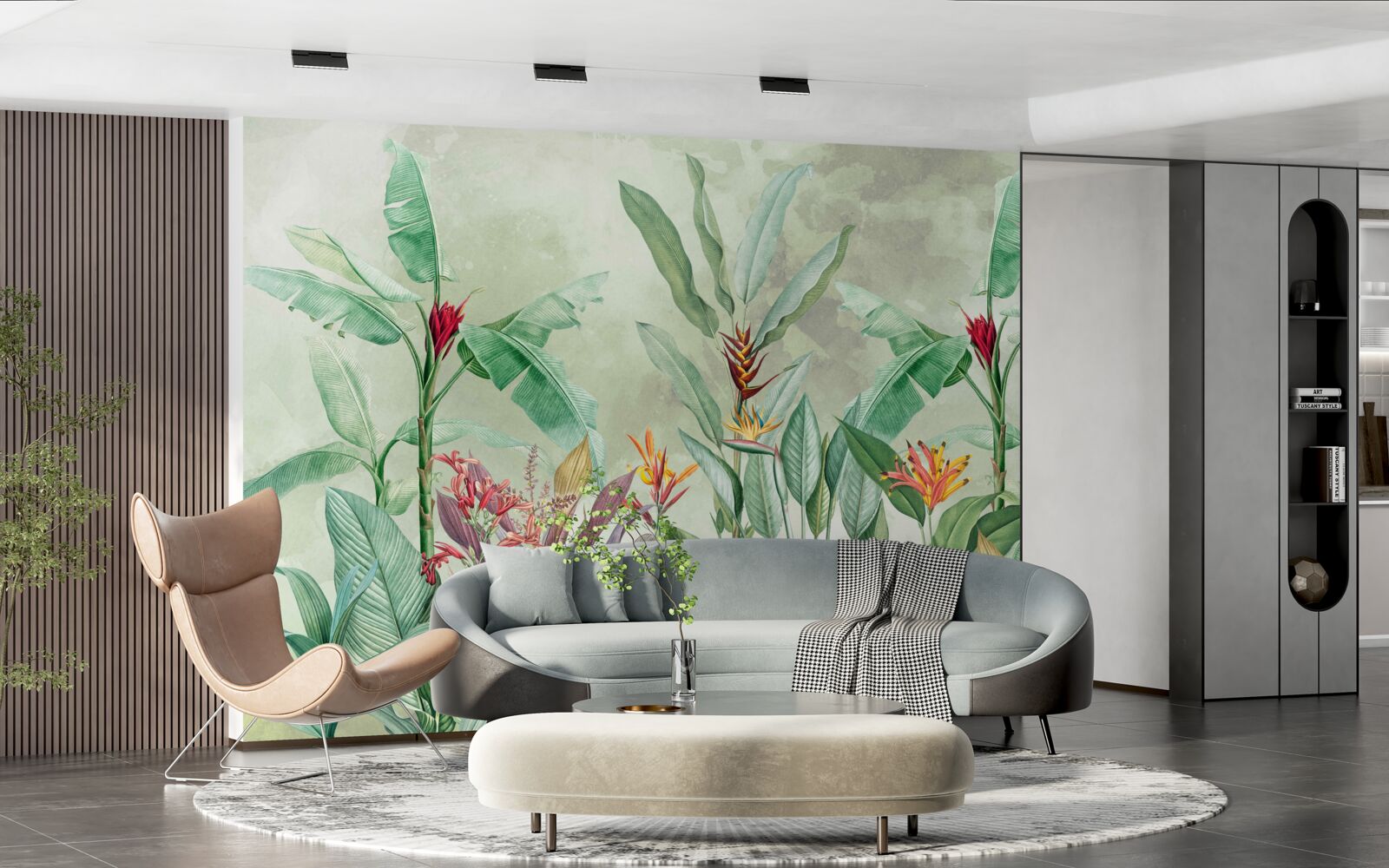 Фотошпалери долоні зеленіють і чекають на дощ