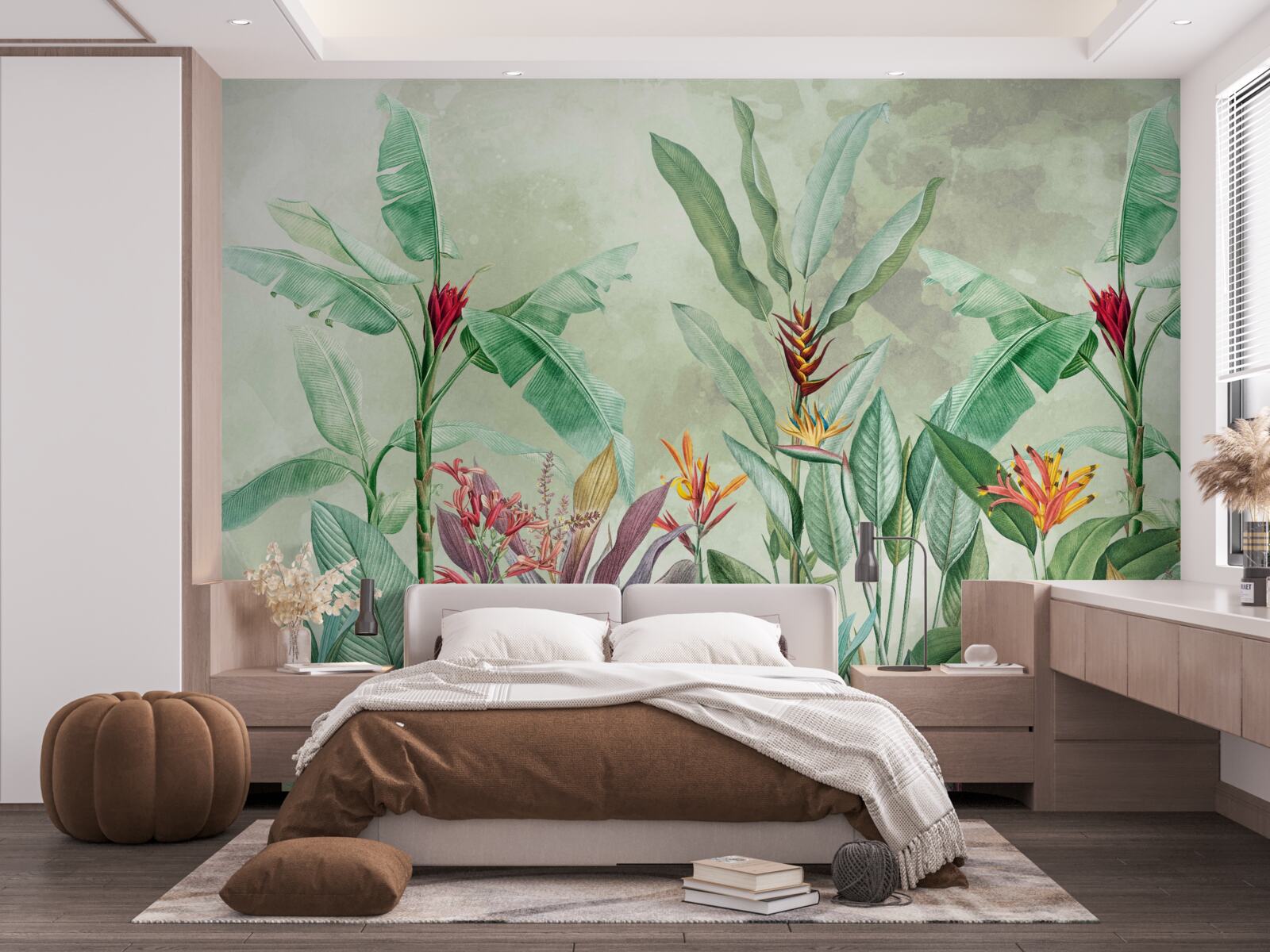 Фотошпалери долоні зеленіють і чекають на дощ