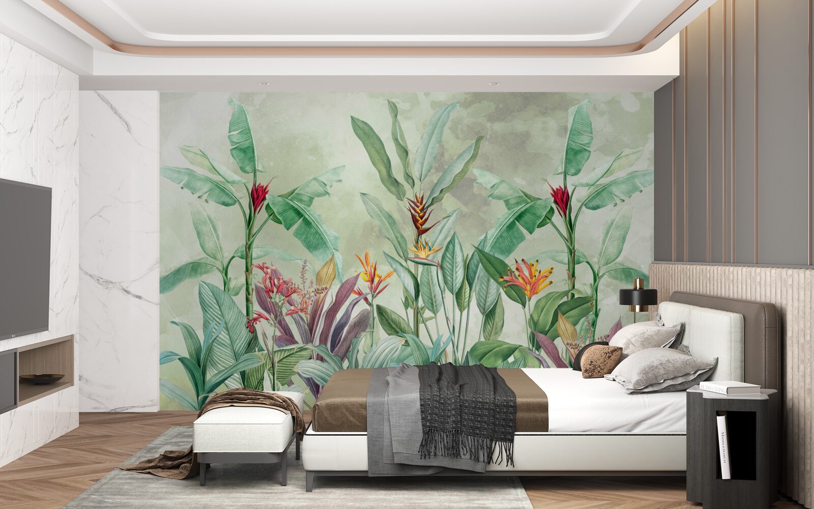 Фотошпалери долоні зеленіють і чекають на дощ