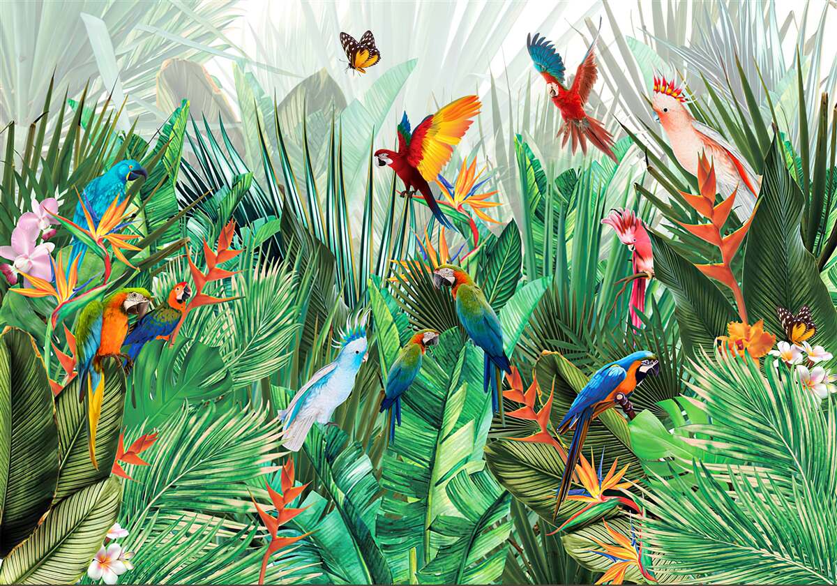 Фотошпалери мешканці джунглів