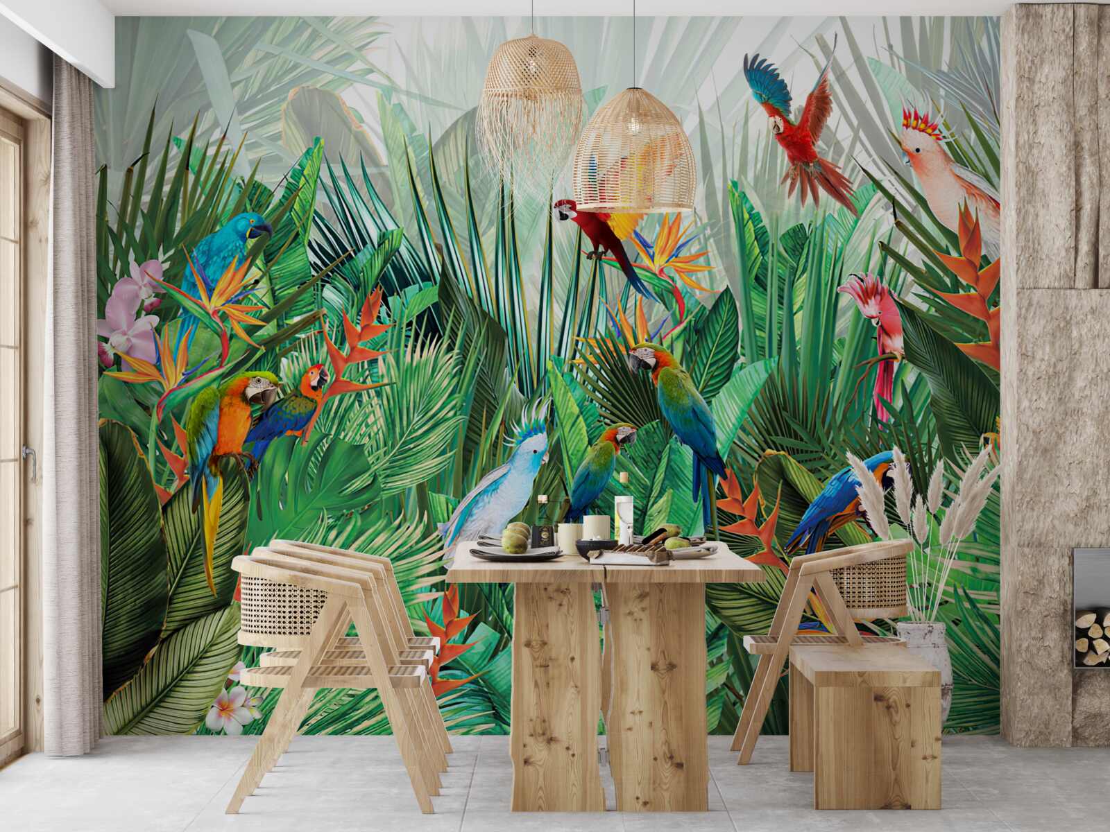 Фотошпалери мешканці джунглів