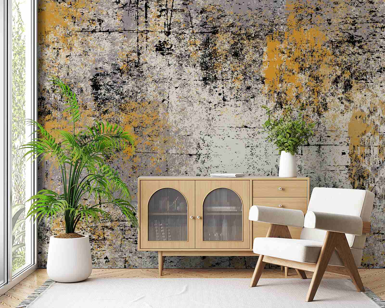 Фотошпалери абстракція на спокійному осінньому березі