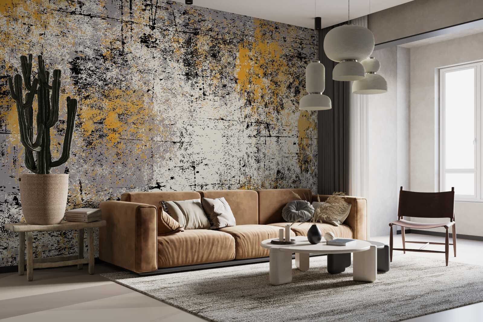 Фотошпалери абстракція на спокійному осінньому березі