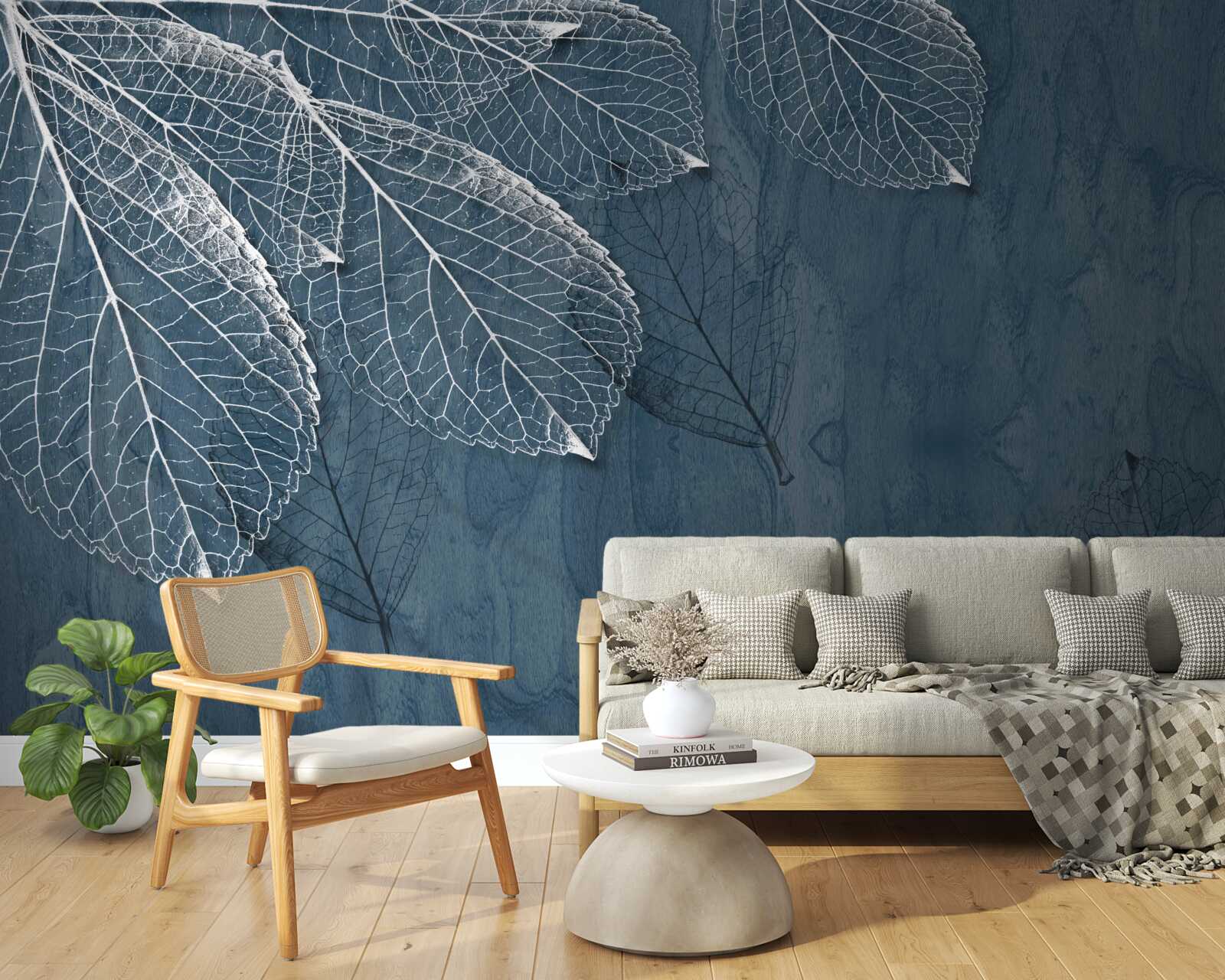 Фотошпалери листя прозорі, як крила метелика