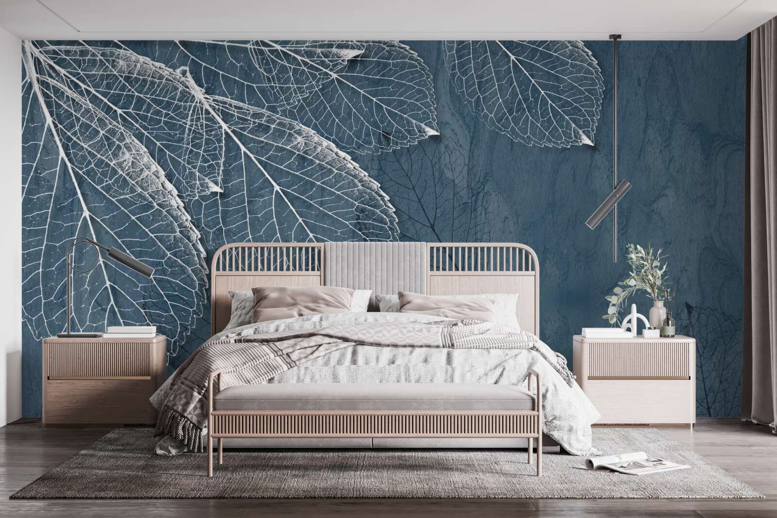 Фотошпалери листя прозорі, як крила метелика