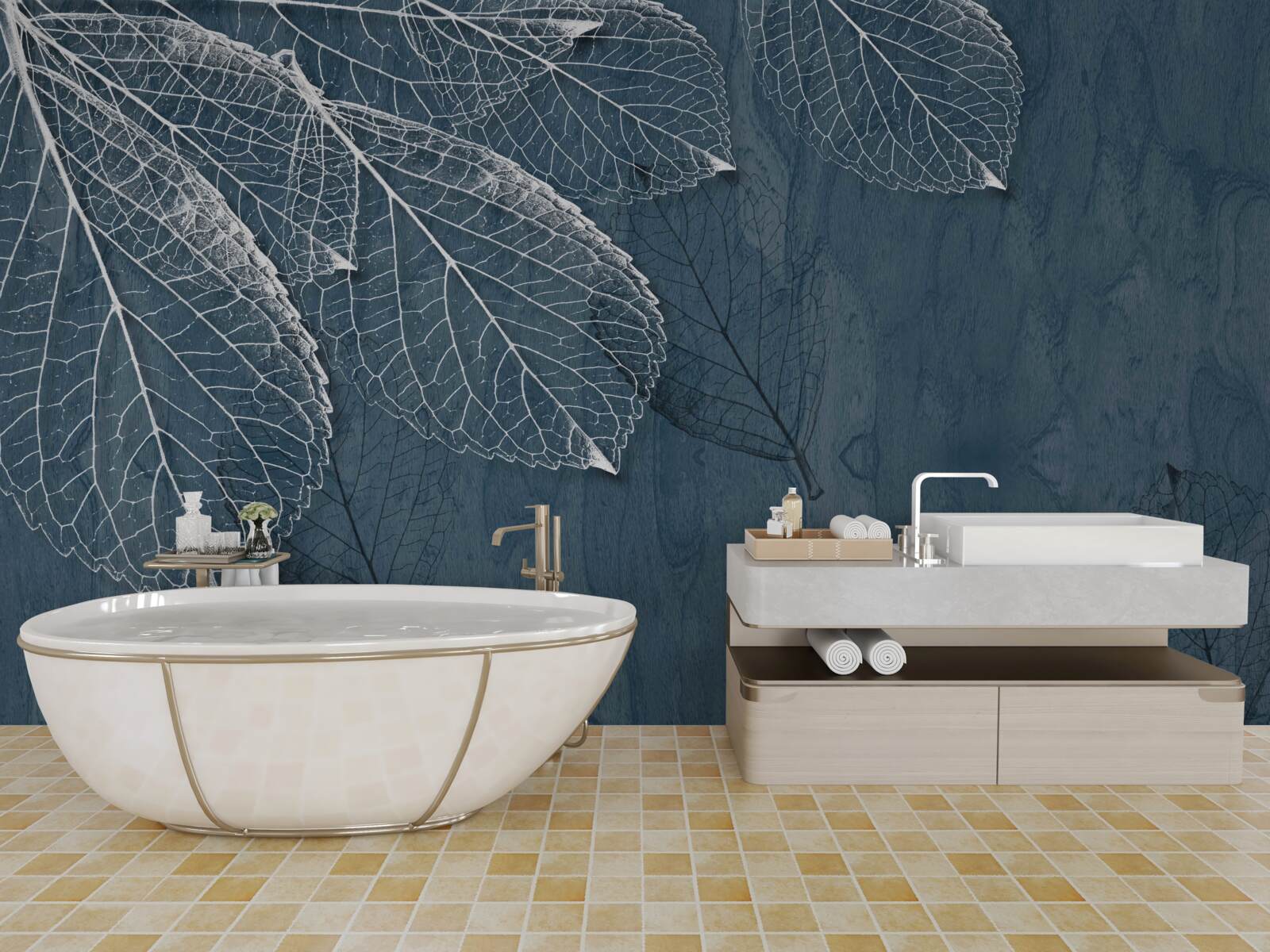 Фотошпалери листя прозорі, як крила метелика