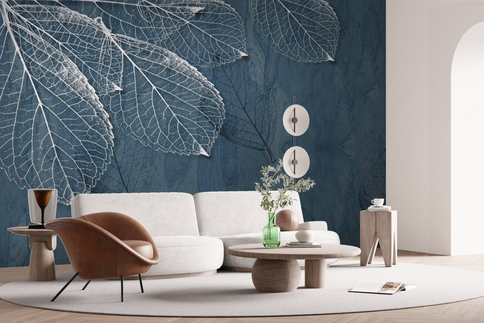 Фотошпалери листя прозорі, як крила метелика