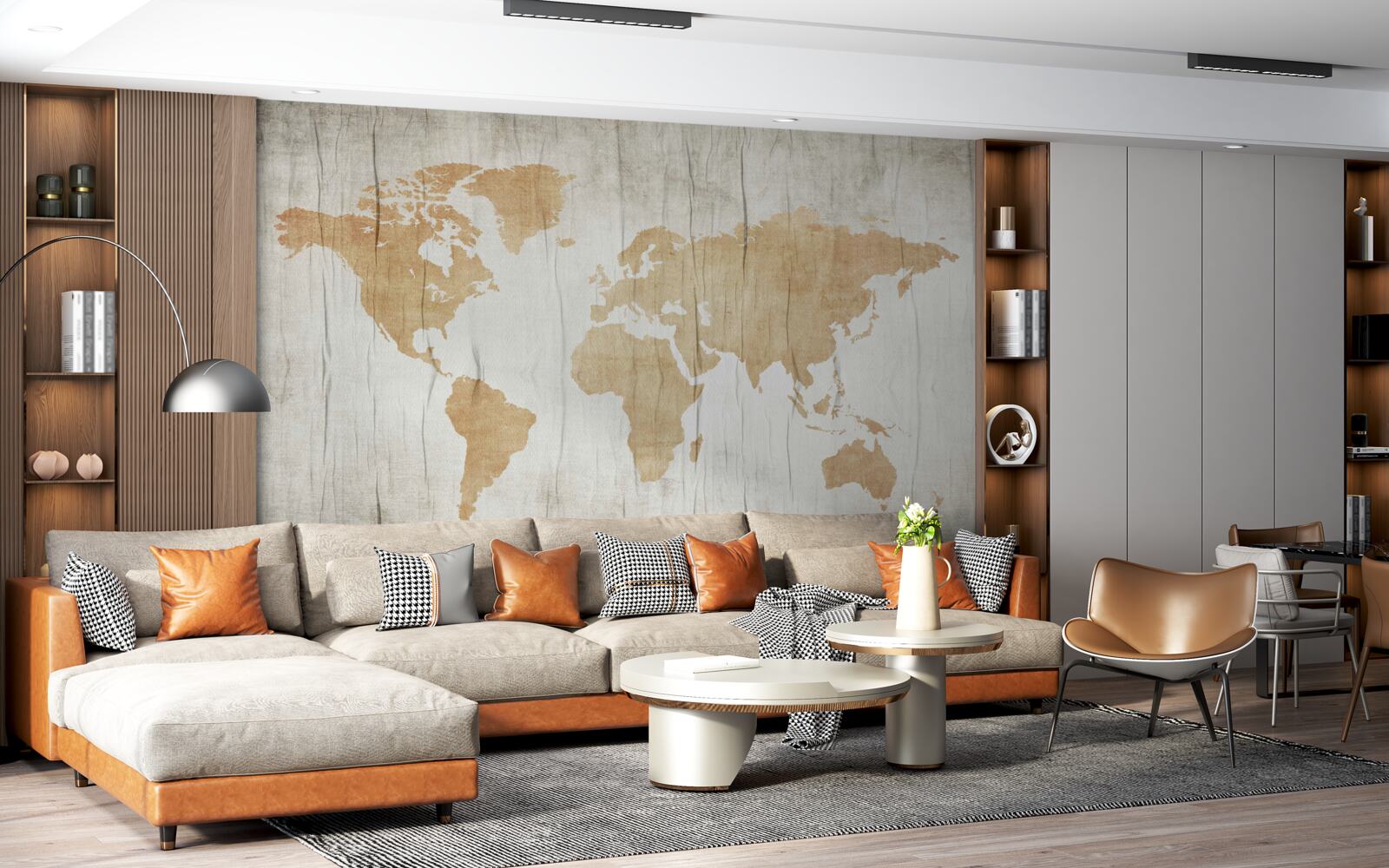 Фотошпалери профілі країн у географічному атласі Землі