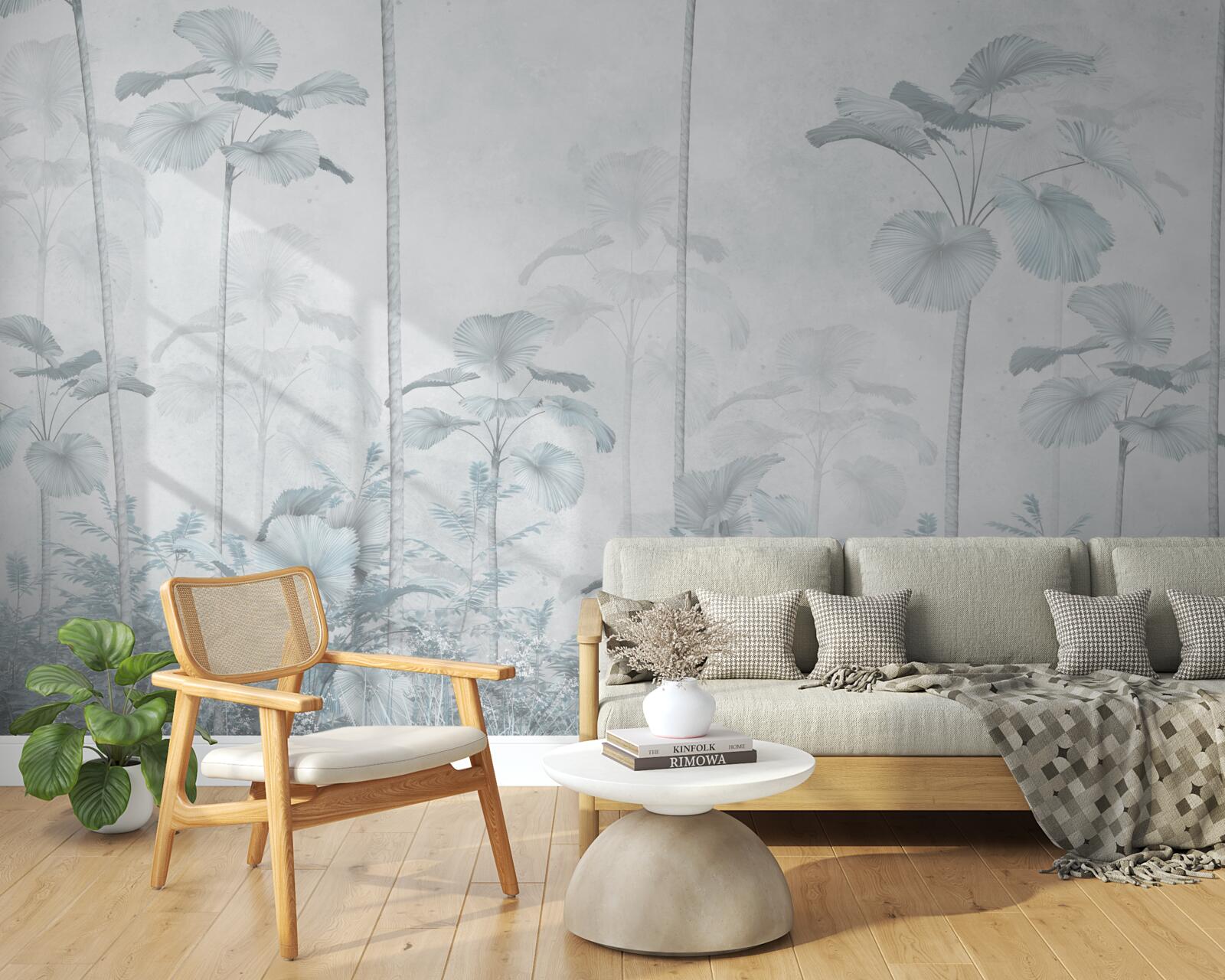 Фотошпалери густий туман у тропічному регіоні